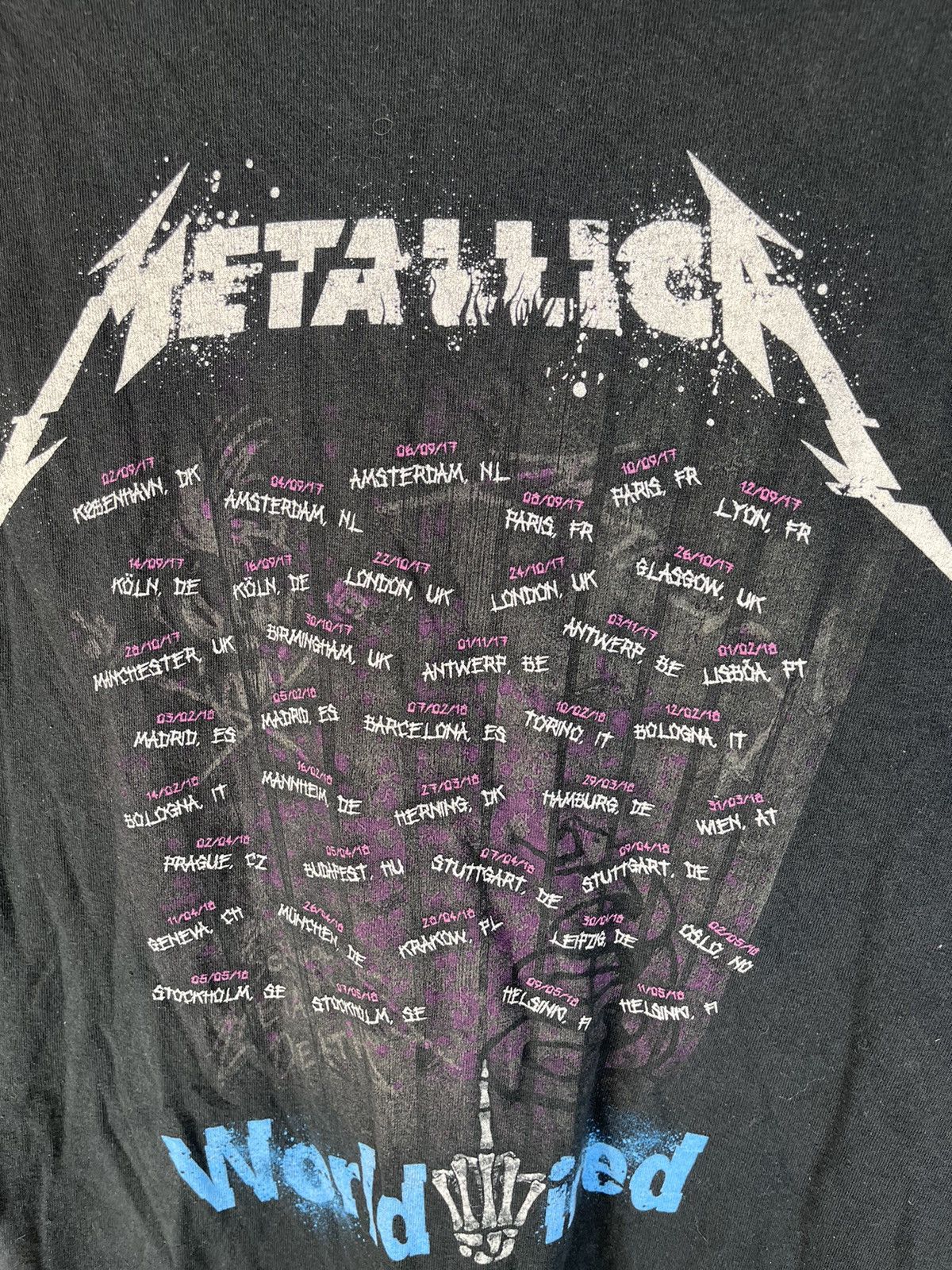 Fruit Of The Loom Men’s merch T-shirt Metallica size L 2017s Size US L / EU 52-54 / 3 - 13 Thumbnail