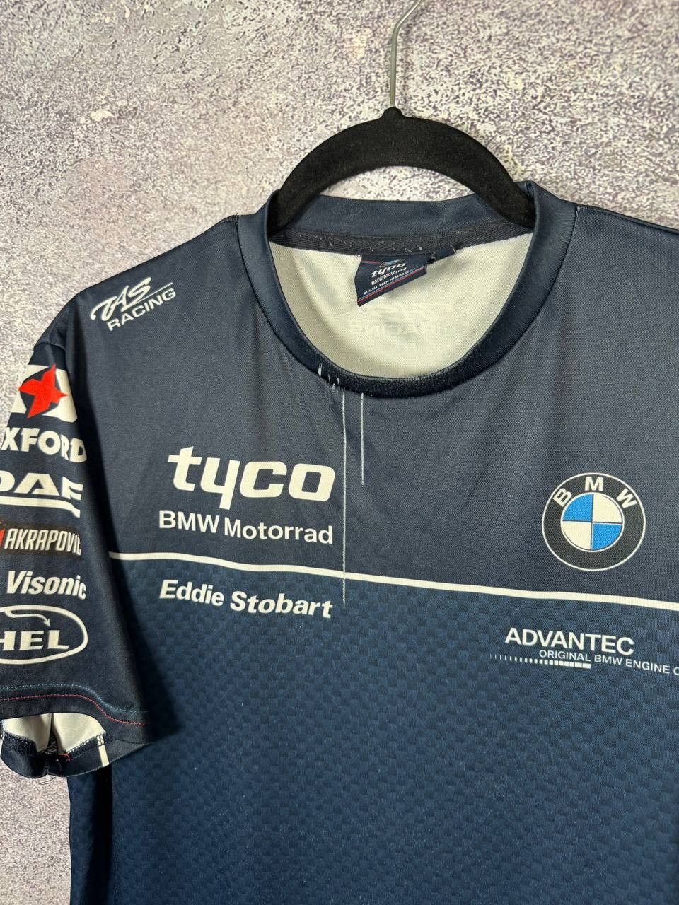 BMW BMW Tyco Motorrad Short Sleeve Jersey Motorsport Medium Size US M / EU 48-50 / 2 - 9 Thumbnail