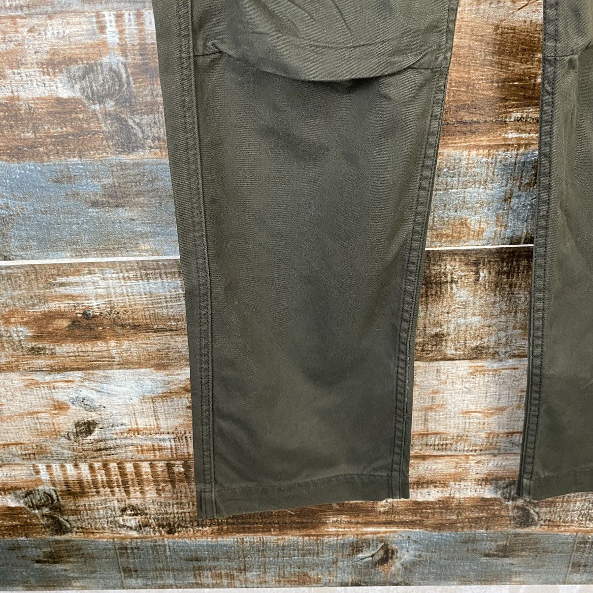 Japanese Brand DL Baldia Green Cargo Utility Multipocket Pants #C1259 Size US 29 - 11 Thumbnail