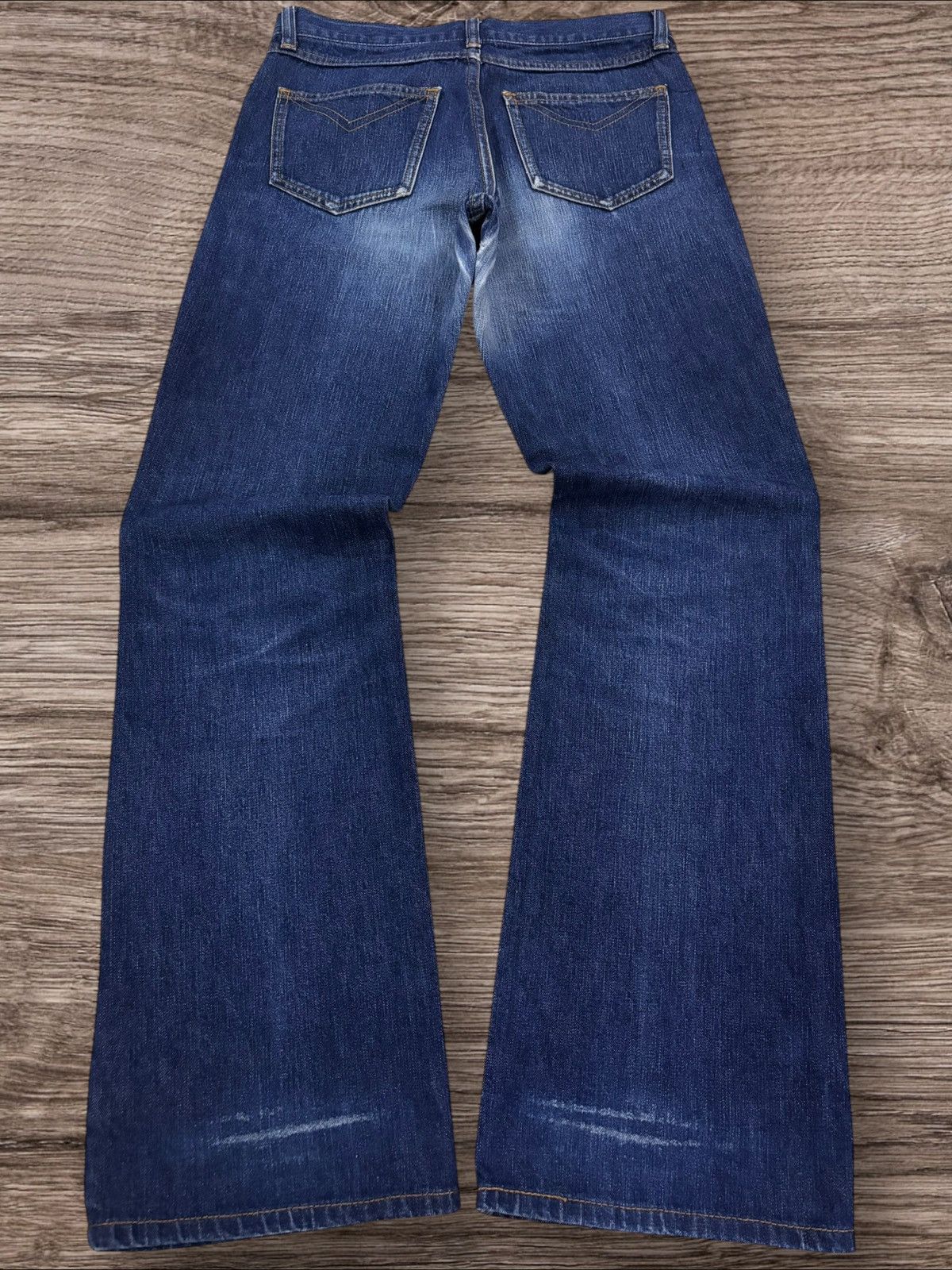 Japanese Brand MK Michel Klein Grunge Flare Jeans Size US 28 / EU 44 - 2 Thumbnail