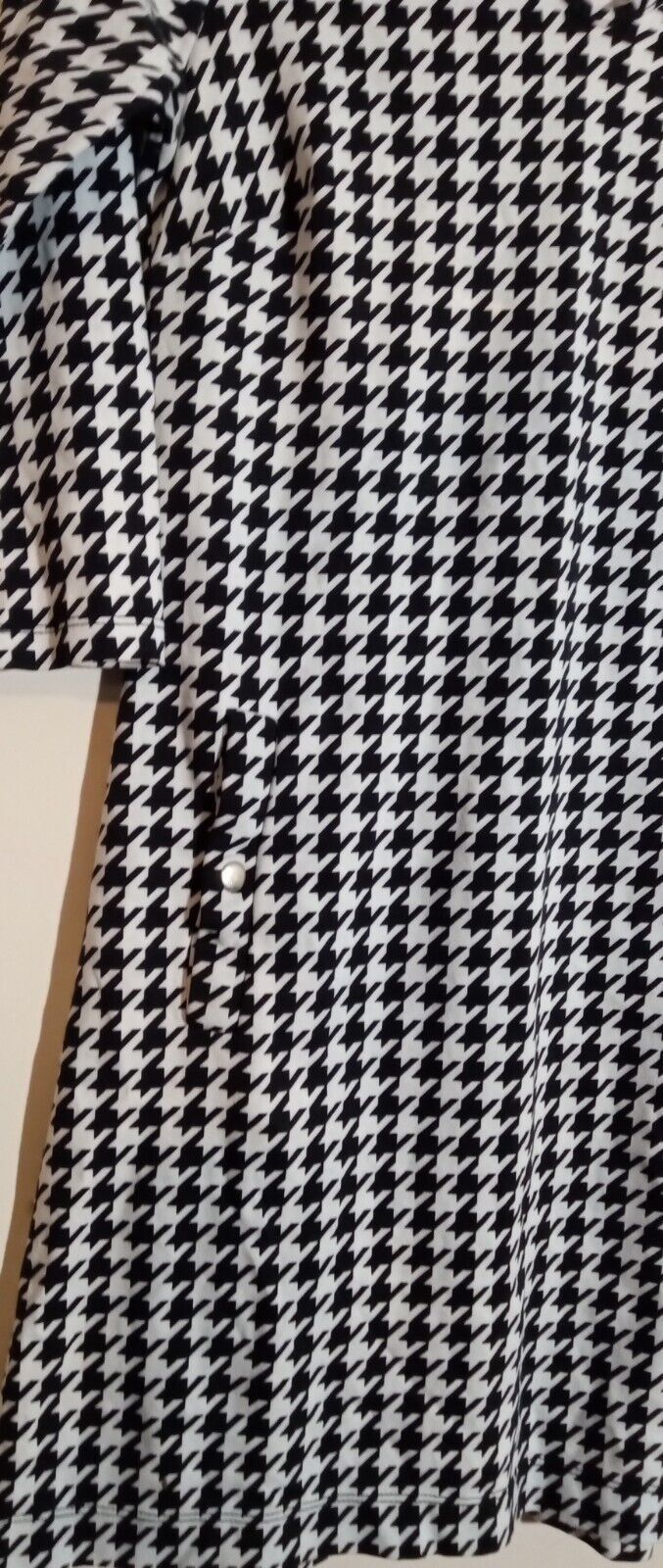 Other New York & Company 3/4 Sleeve Houndstooth Dress Side X-Small Size XS / US 0-2 / IT 36-38 - 3 Thumbnail