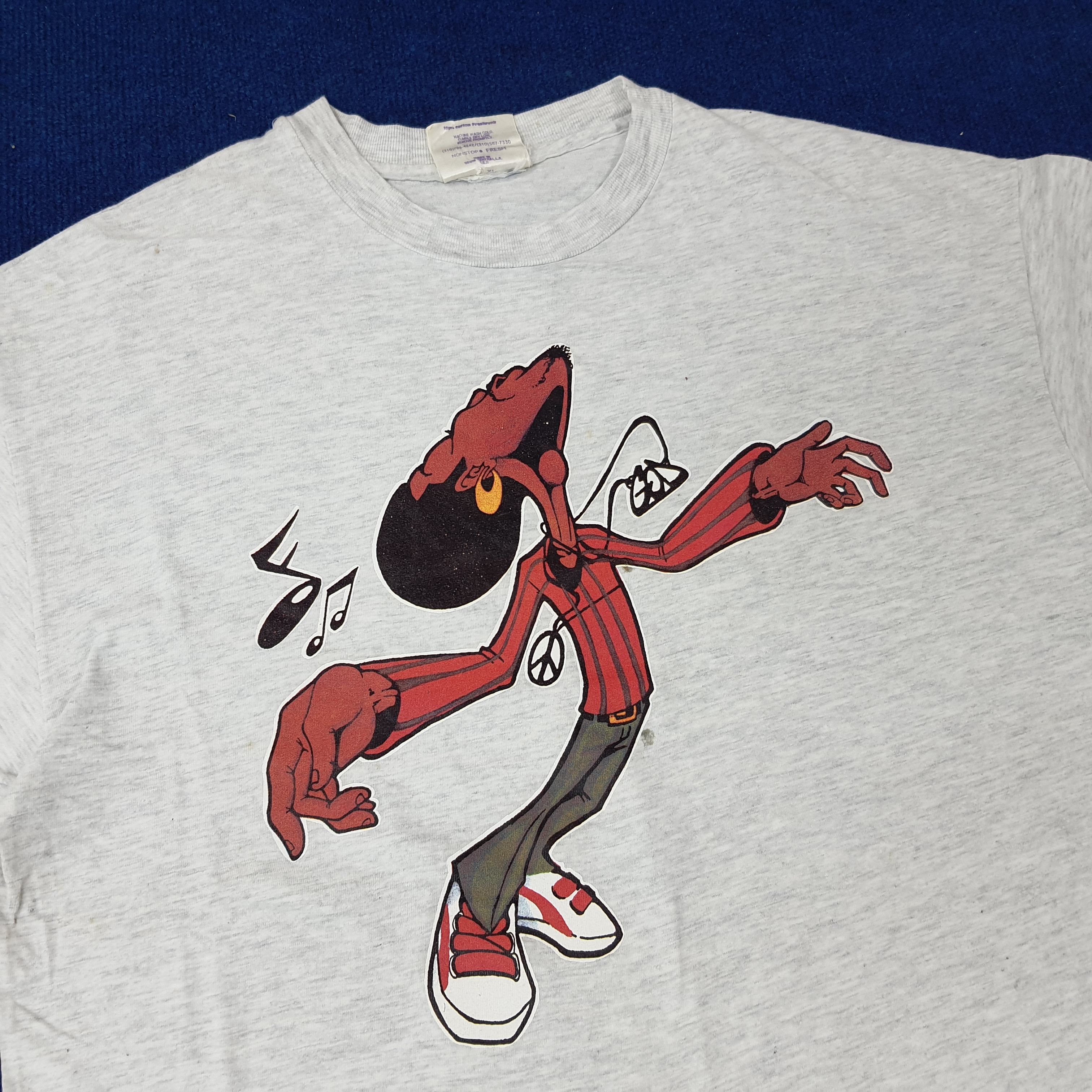 Vintage Vintage Phunky Circle Streetwear Tshirt C219N5 Size US XL / EU 56 / 4 - 2 Thumbnail