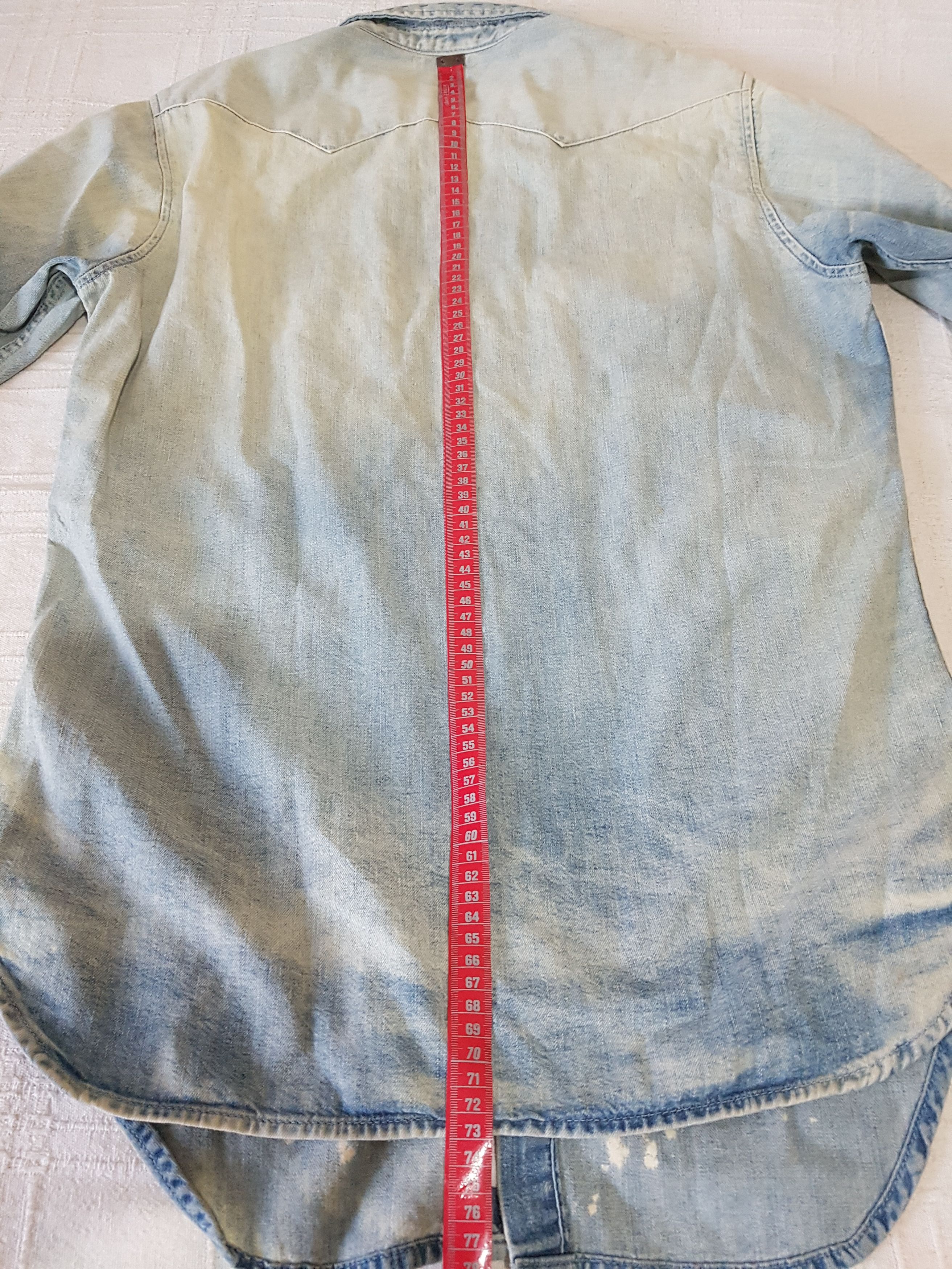 Levi's Vintage Clothing LVC 50's Shorthorn Western Denim Shirt Size US M / EU 48-50 / 2 - 13 Thumbnail