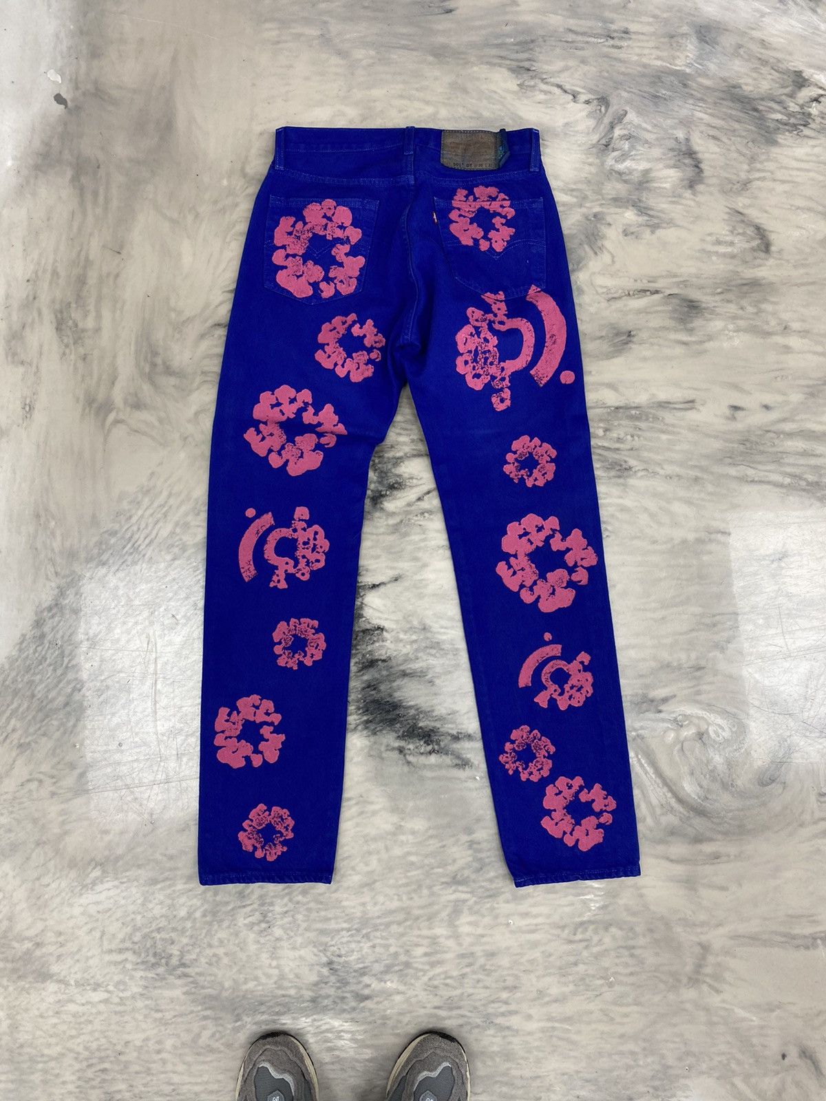 (B).Stroy × DENIM TEARS × Levi's Denim Tears x Levi’s x Bstroy jeans blue pink size 30 Size US 30 / EU 46 - 3 Thumbnail