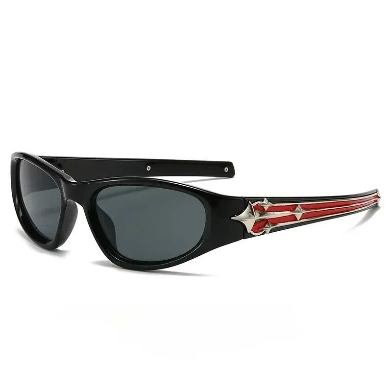 Vintage Y2K Cat Eye Rivet Sunglasses Size ONE SIZE - 2 Thumbnail