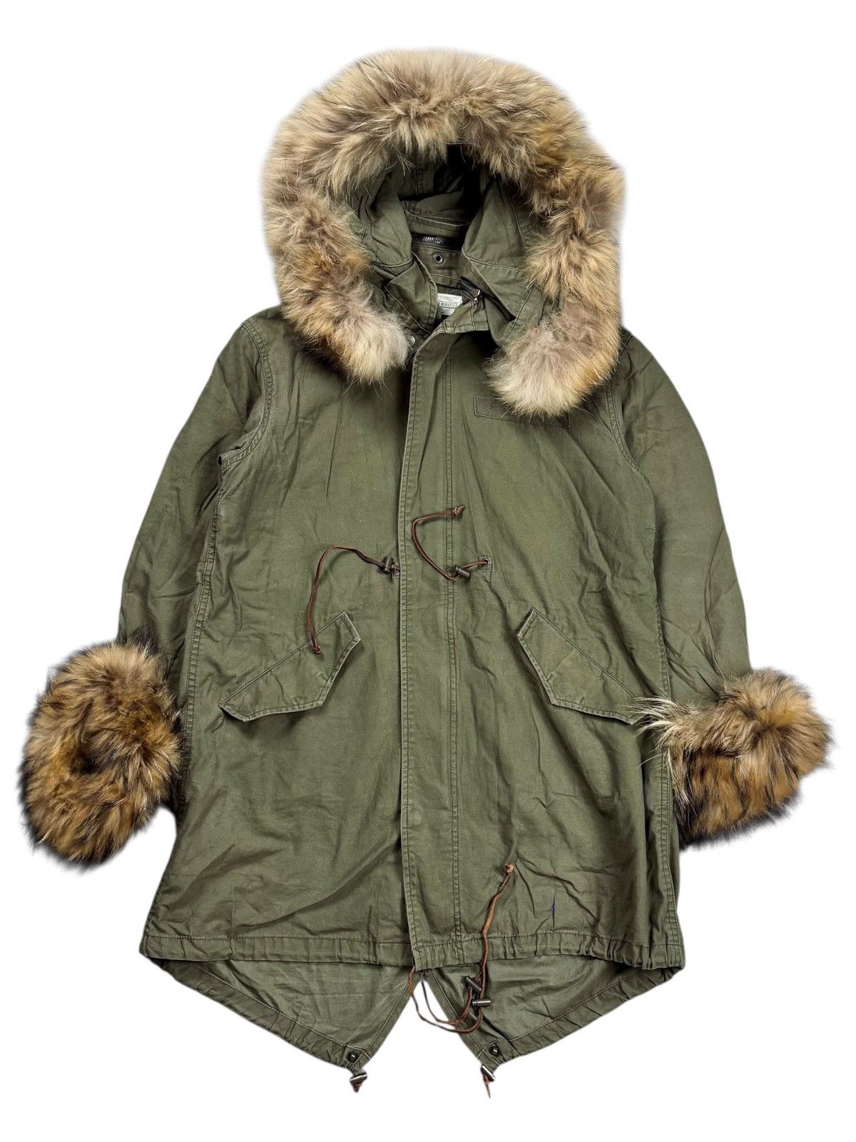 GOA 2000s GOA - Apocalypse Style Fur Hoodie Jacket Size US M / EU 48-50 / 2 - 1 Thumbnail