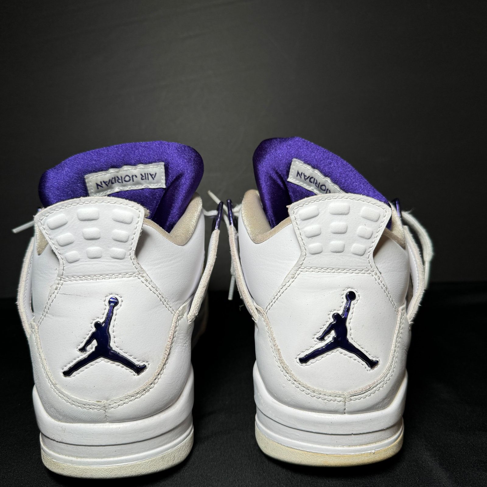 Jordan Brand × Nike Size 11 Nike Air Jordan 4 Retro Purple Metallic Men's Shoes Size US 11 / EU 44 - 8 Thumbnail