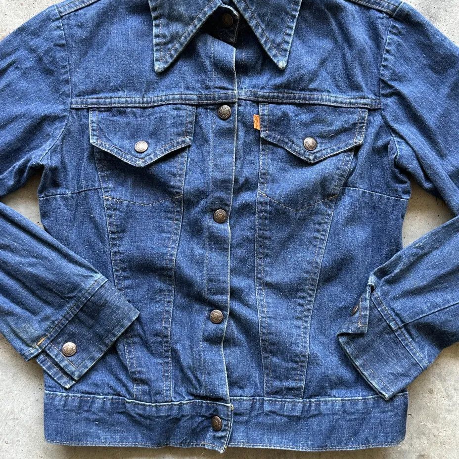 Levi's Vintage Levi's Orange Tab Western Denim Button Shirt Size XS Size US XS / EU 42 / 0 - 2 Thumbnail