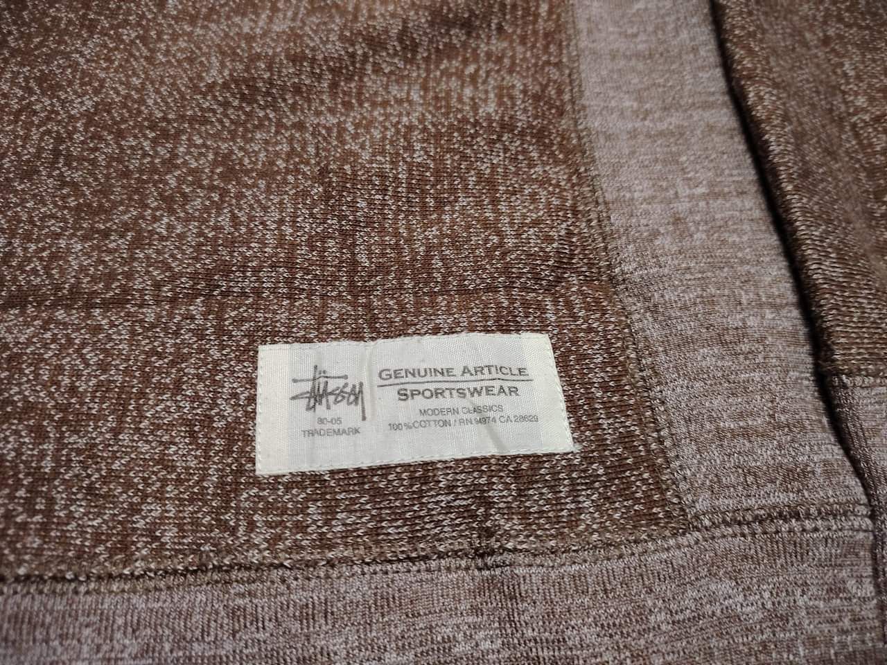 Japanese Brand × Stussy Stussy Crewneck Sweatshirt Knitted Brown Size US M / EU 48-50 / 2 - 12 Thumbnail