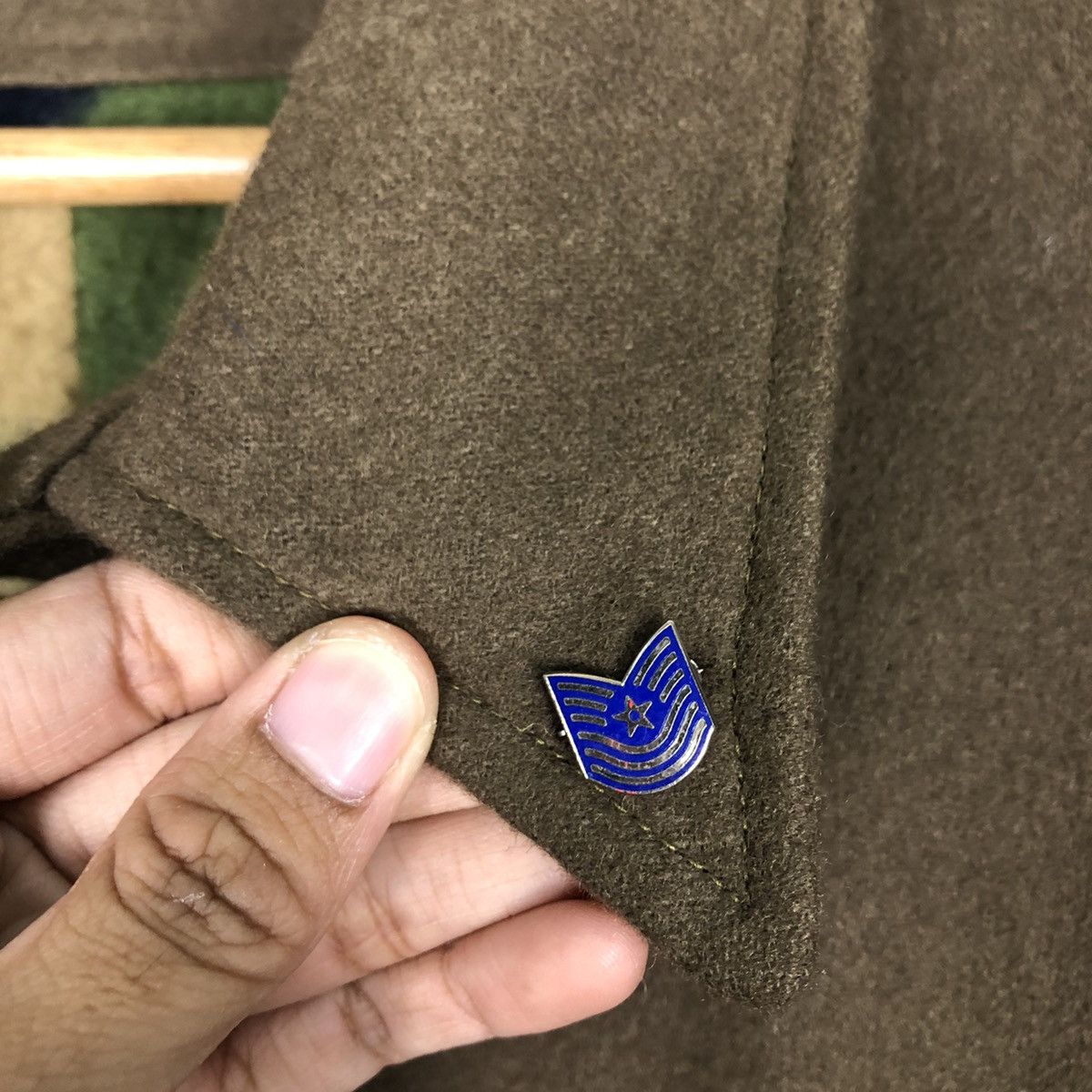 Vintage 🔥True Vintage 1940 Wool Winter Jacket Smock Military Cargo Size US M / EU 48-50 / 2 - 15 Thumbnail