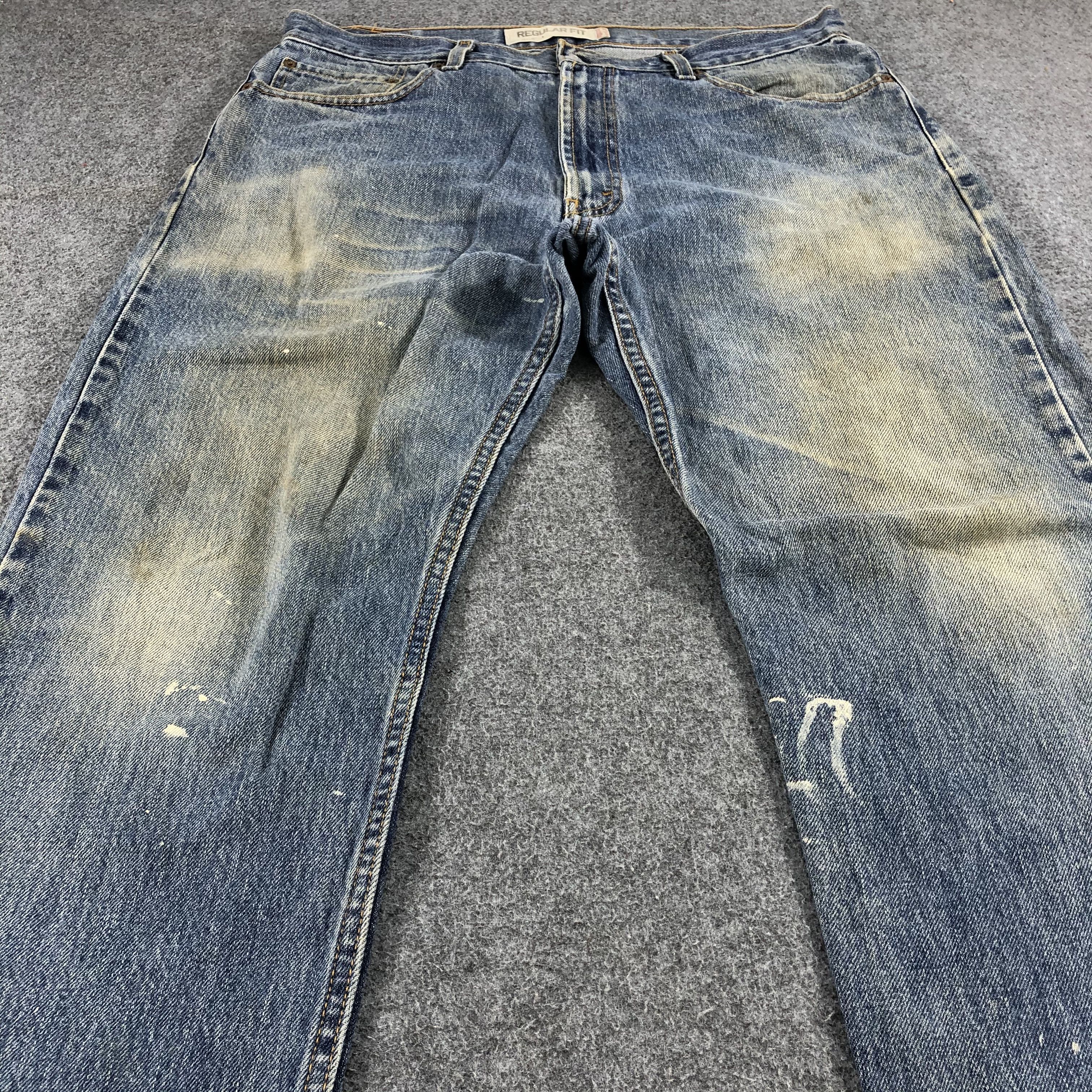 Levi's Vintage Mid Wash Levis 505 Jeans- J1315 Size US 37 - 3 Thumbnail