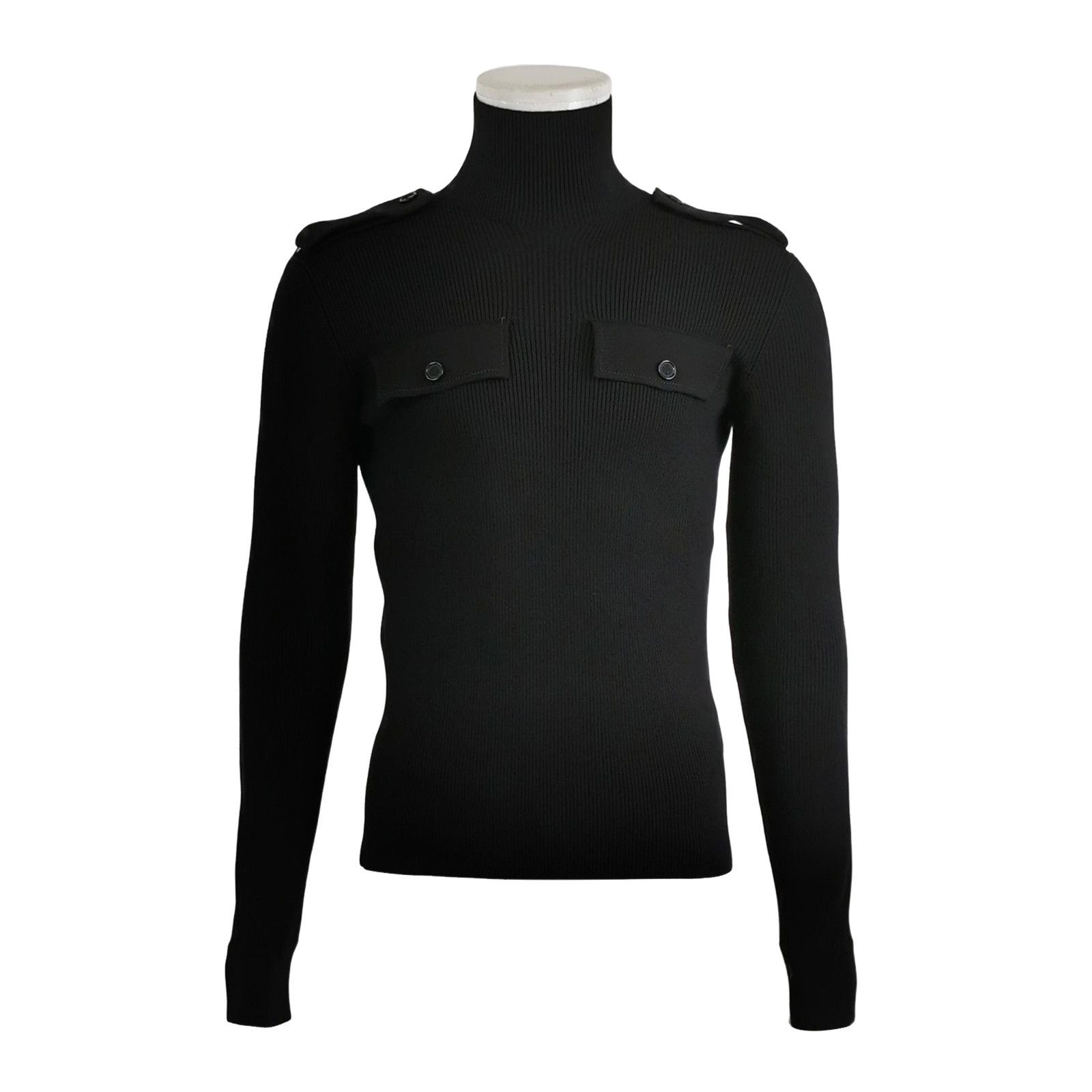 Bottega Veneta Bottega Veneta Ribbed High Neck Sweater M Size US M / EU 48-50 / 2 - 1 Thumbnail