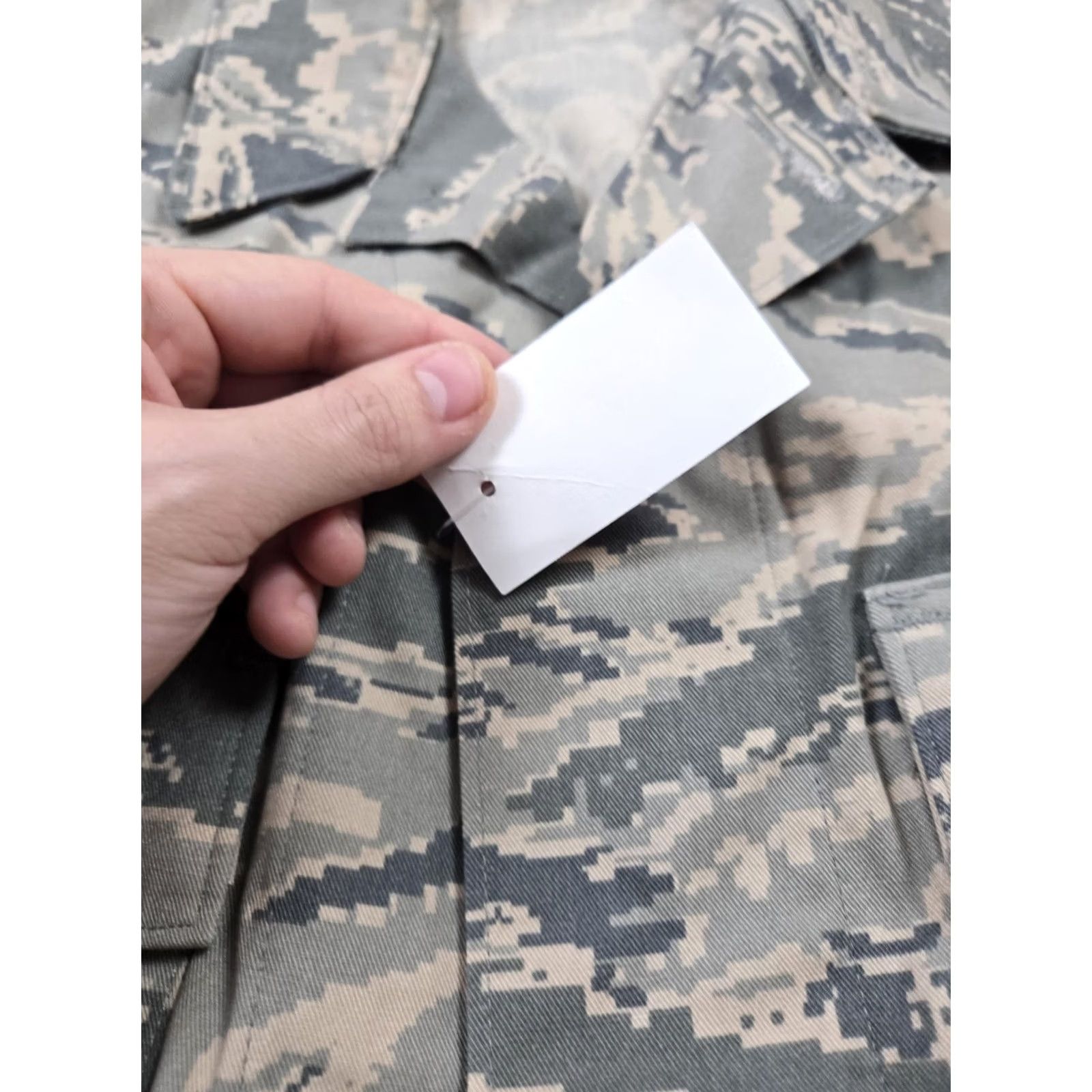 Vintage US Air Force ABU Camouflage Jacket Mens 42L Digital Tiger Stripe Coat Uniform Size US XS / EU 42 / 0 - 5 Thumbnail