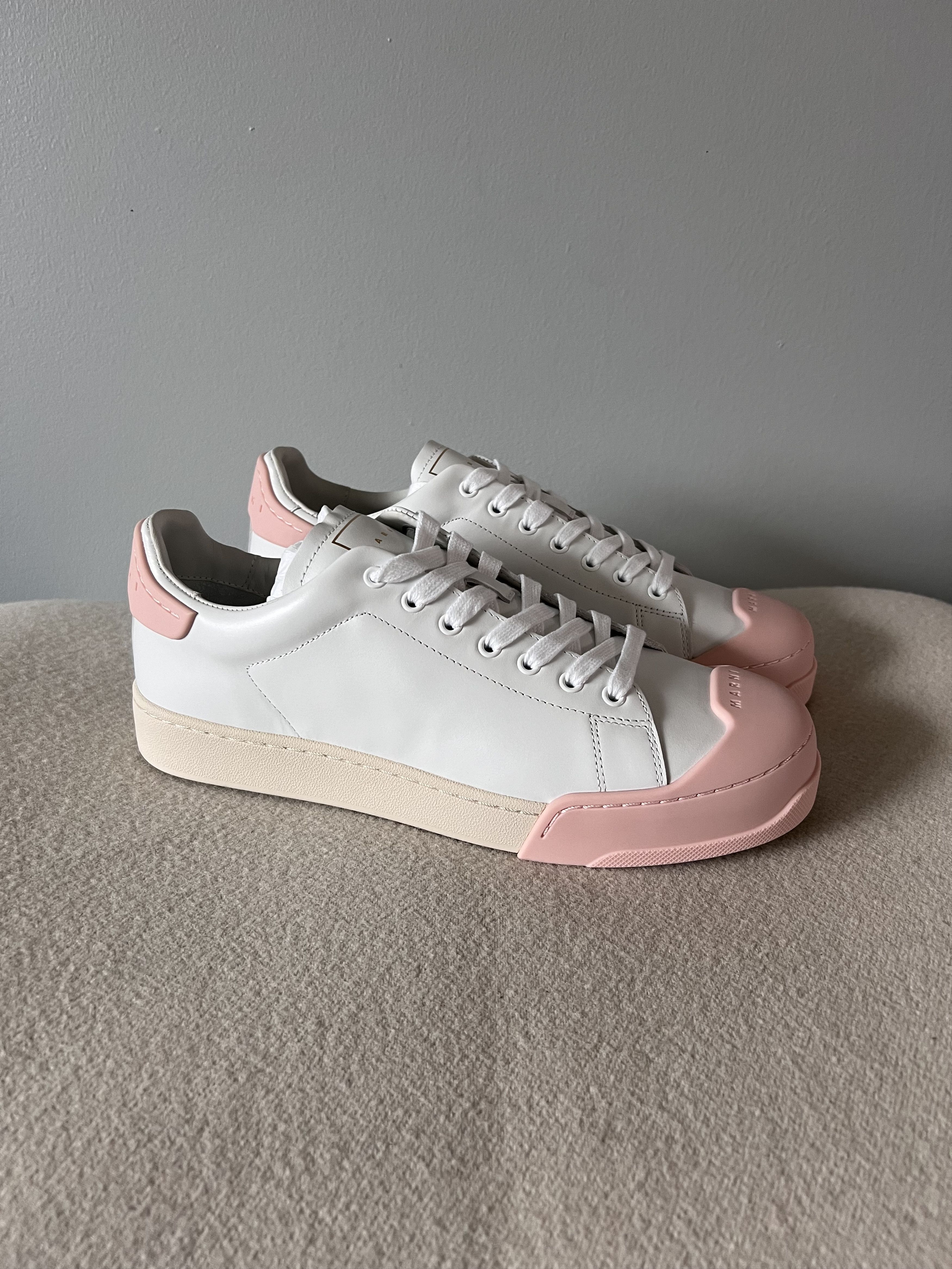 Marni Dada Bumper leather sneakers - White