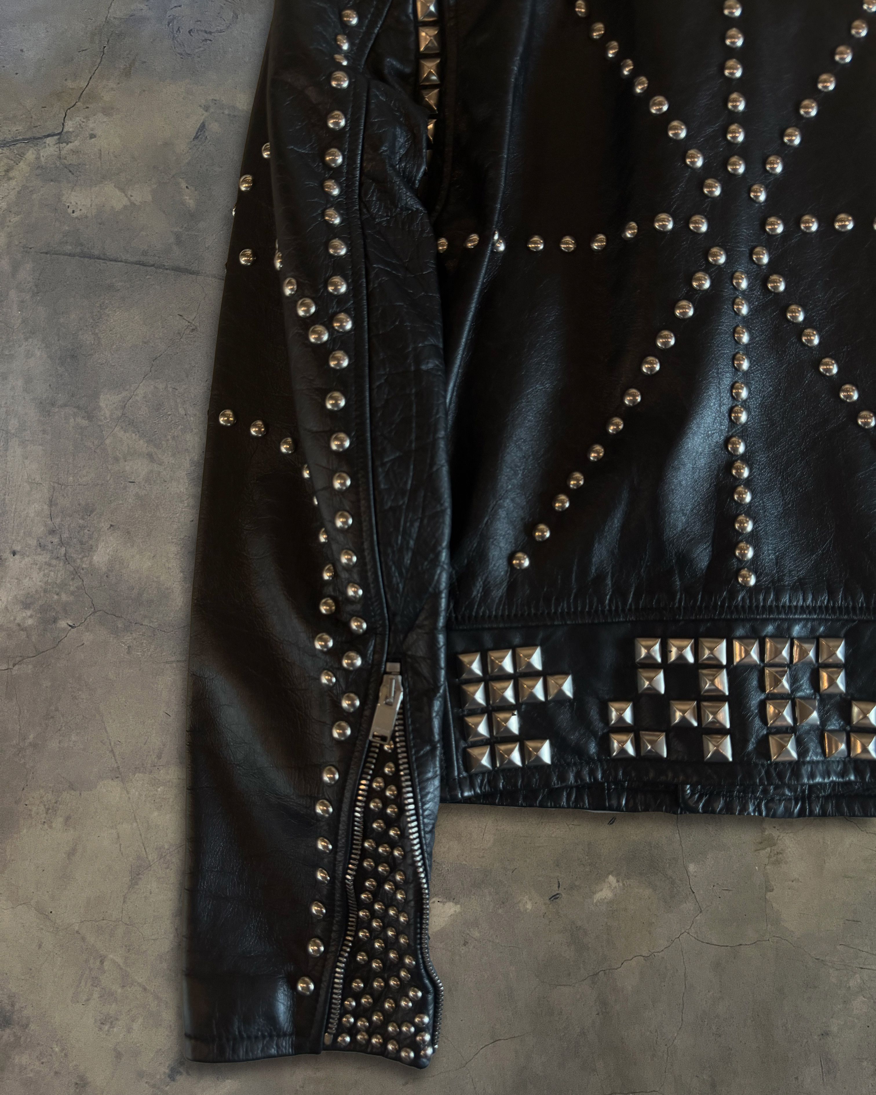 Saint Laurent Paris SAINT LAURENT FW2016 "PALLADIUM" STUDDED LEATHER JACKET Size US S / EU 44-46 / 1 - 5 Thumbnail