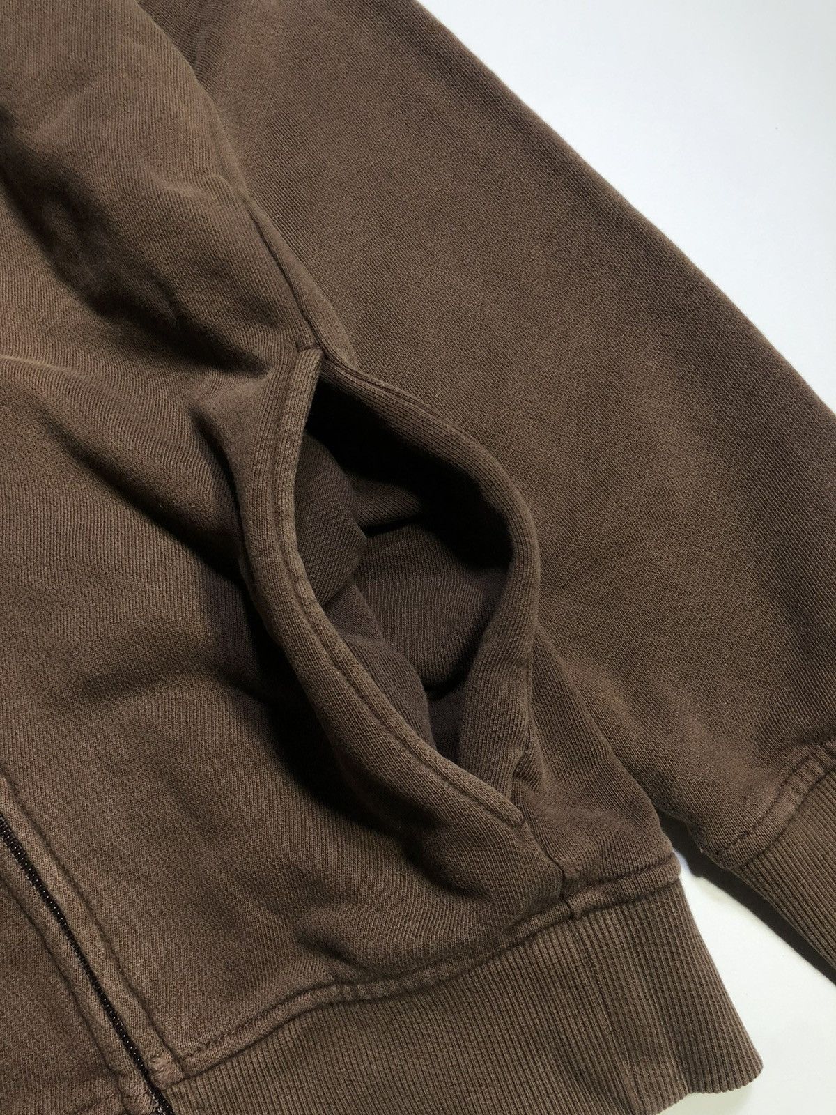 PPFM 00s PPFM Felt Print Asymmetrical Zip Hoodie Size US S / EU 44-46 / 1 - 6 Thumbnail