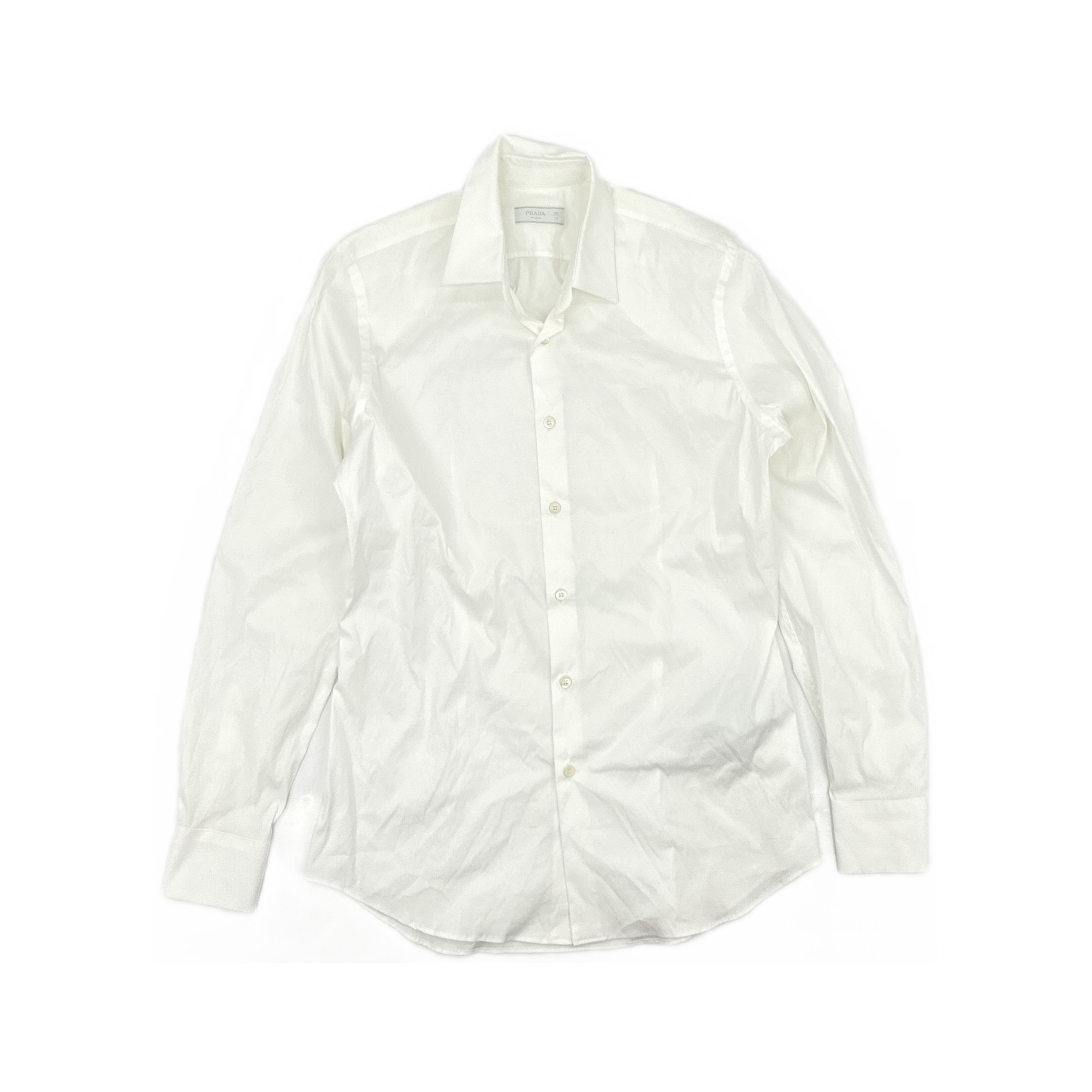 Prada Prada Cotton Poplin Button Up Shirt Size S Size US S / EU 44-46 / 1 - 1 Thumbnail