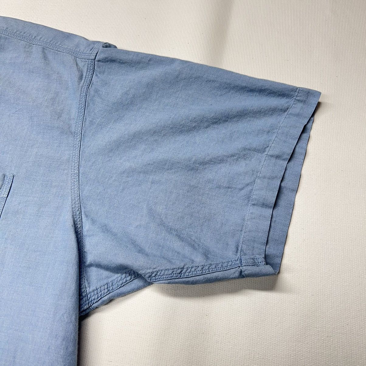 Cabelas × Vintage Cabelas Button Down Shirt Blue Short Sleeve Outdoor Gear Size US XXL / EU 58 / 5 - 2 Thumbnail