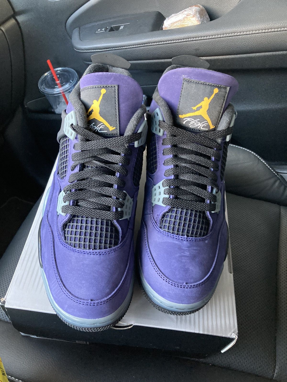 Jordan Brand Jordan 4 laker Size US 10.5 / EU 43-44 - 3 Thumbnail