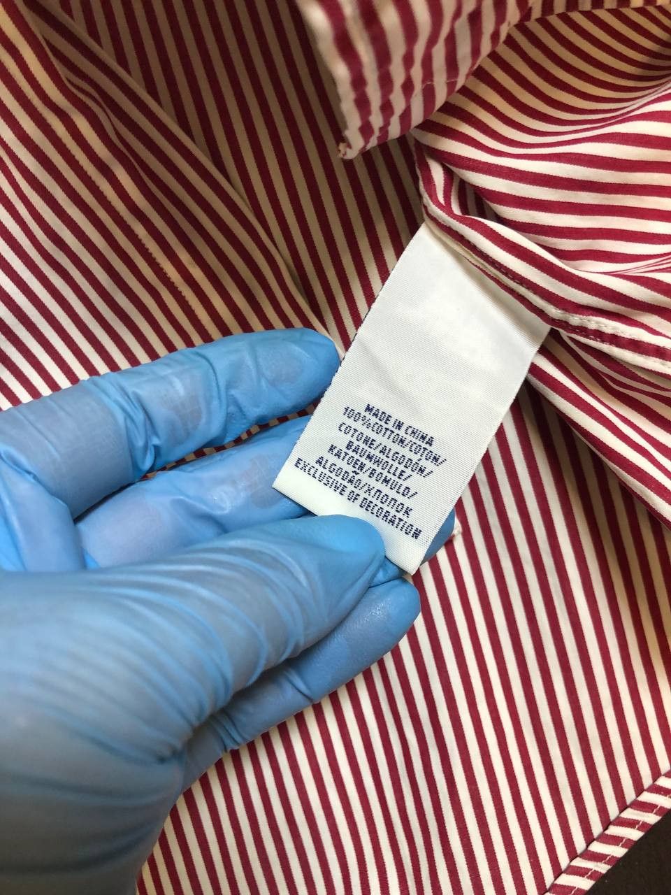 Polo Ralph Lauren Polo Ralph Lauren Classic Red striped Dress sirt Size US XL / EU 56 / 4 - 3 Thumbnail