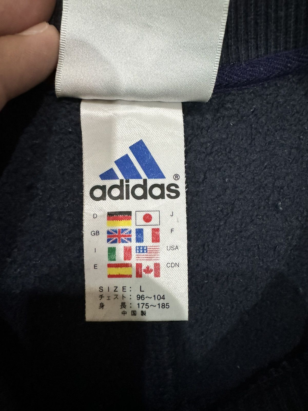 Adidas Adidas sweatshirt navyblue L size Size US L / EU 52-54 / 3 - 8 Thumbnail