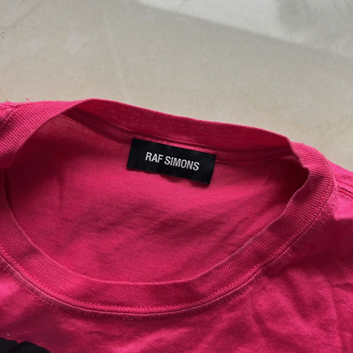 Raf Simons SS19 RAF simons open side tee Size US S / EU 44-46 / 1 - 3 Thumbnail