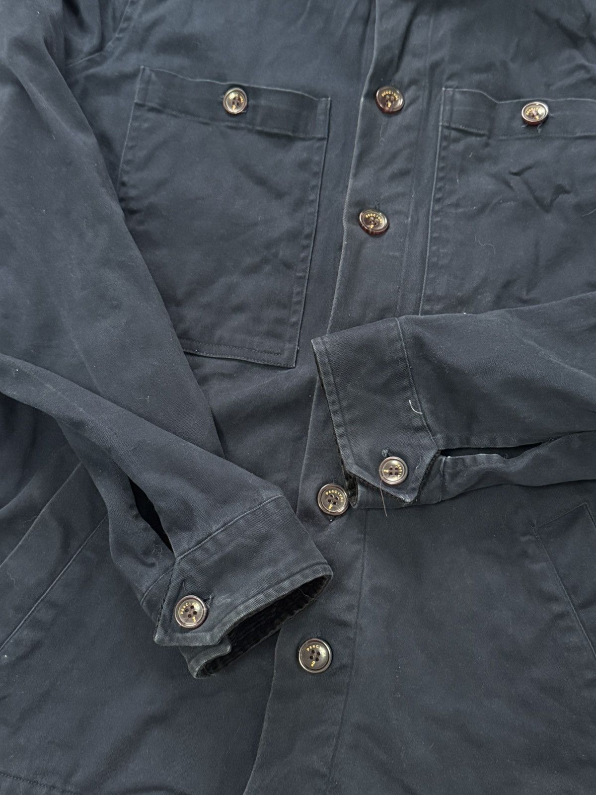 Percival Percival Work Multipocket Navy Cotton Jacket Size US M / EU 48-50 / 2 - 6 Thumbnail