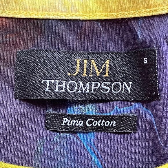 Jim Thompson × Vintage Jim Thompson Colourful Swirl Pima Cotton Tshirt - Small Size S / US 4 / IT 40 - 7 Thumbnail