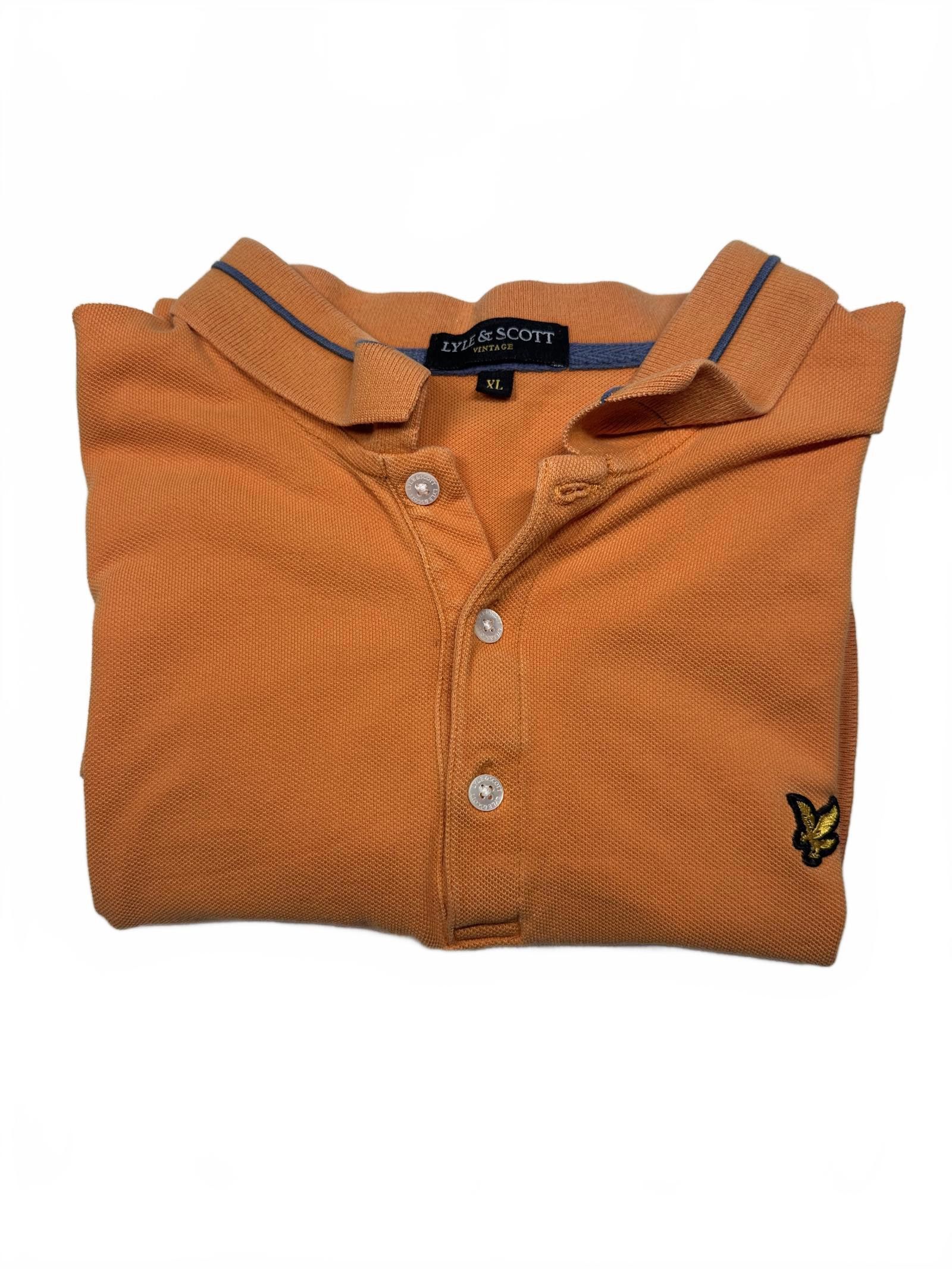 Lyle & Scott Lyle & Scott Classic Polo Shirt - Vibrant Orange Size US XL / EU 56 / 4 - 8 Thumbnail