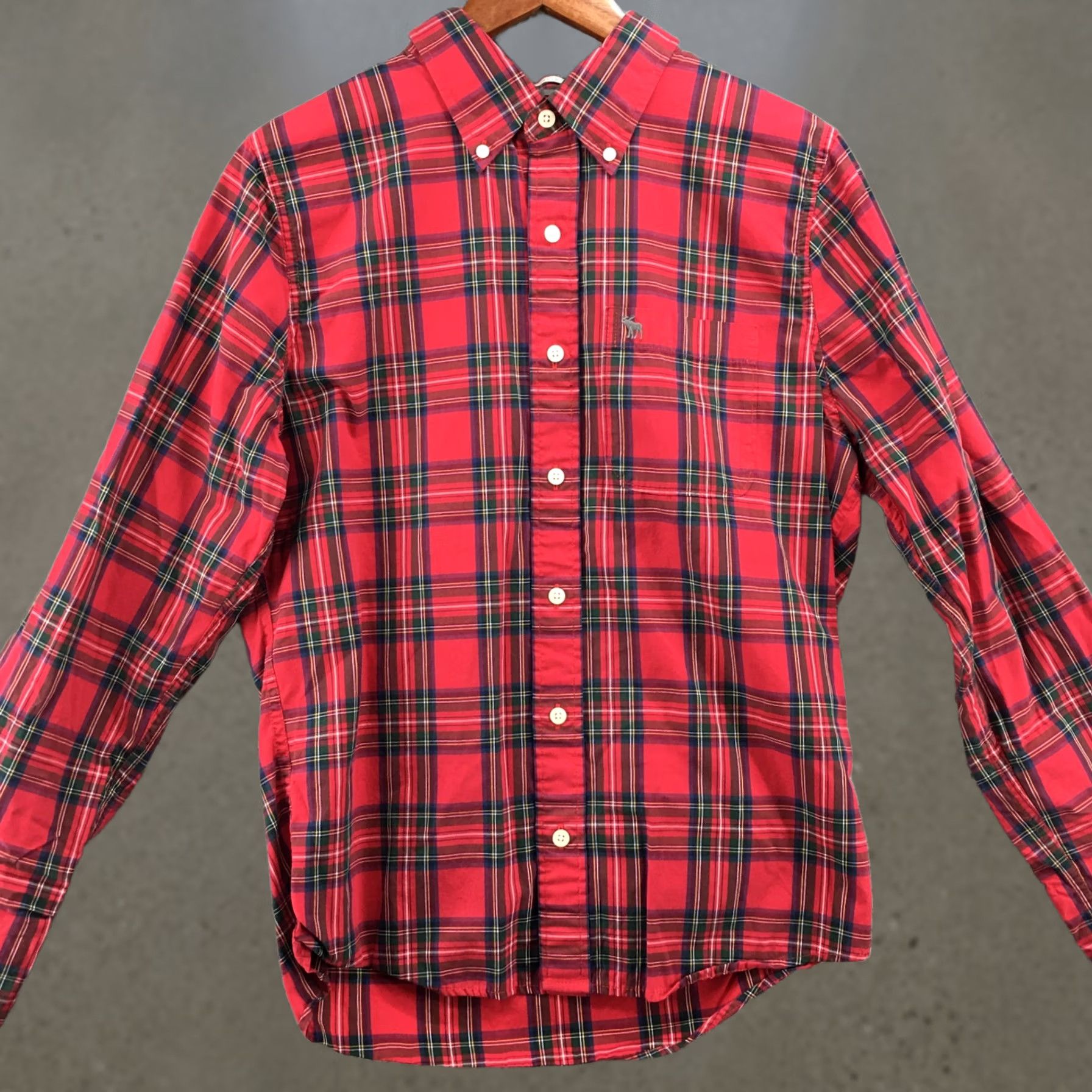 Abercrombie & Fitch Abercrombie & Fitch Button Down Shirt Mens L Multicolor Plaid Cotton Long Sleeve Size US L / EU 52-54 / 3 - 1 Thumbnail