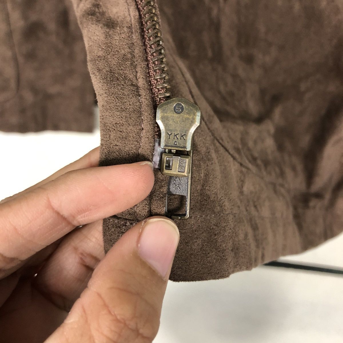 Japanese Brand 📌Vintage Cropped Biker Suede Leather Jacket Blanket Westwin Size US L / EU 52-54 / 3 - 18 Thumbnail