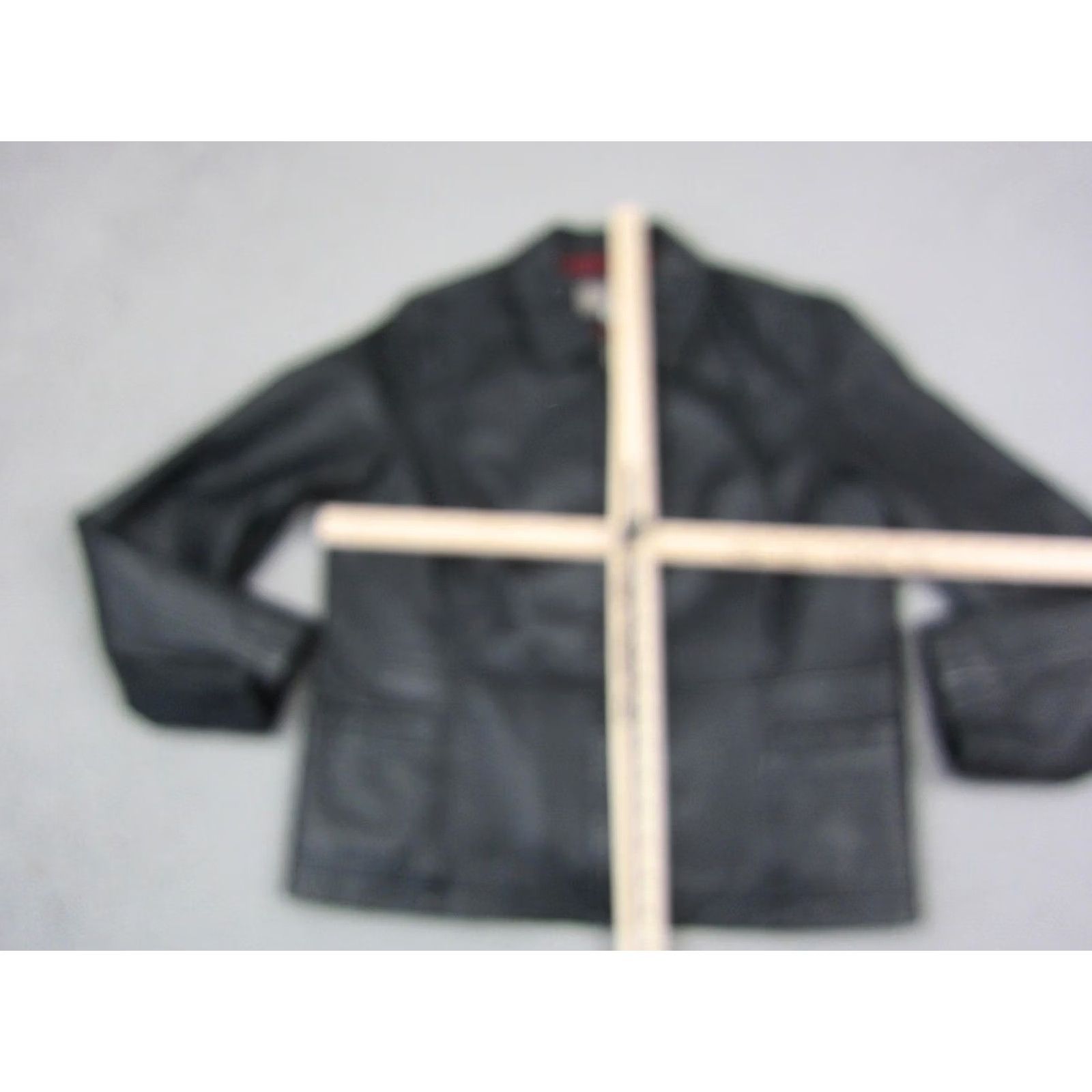 Croft & Barrow VINTAGE Croft & Barrow Leather Jacket Womens L Black Full Zip Motorcycle 90s Size L / US 10 / IT 46 - 6 Thumbnail