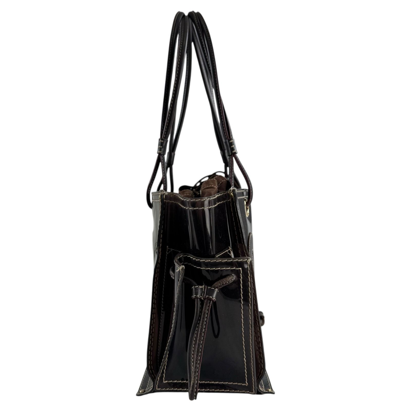 Loewe Loewe Anagram Vinyl Tote Bag Size ONE SIZE - 5 Thumbnail
