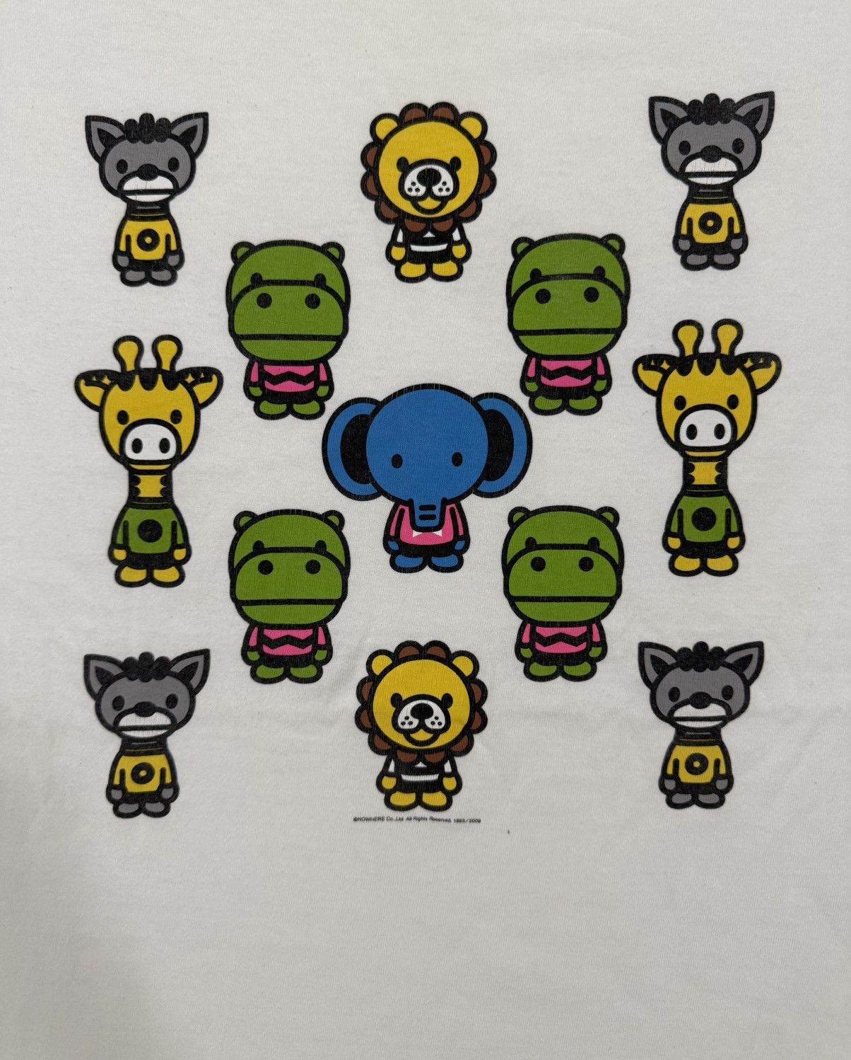 Bape Vintage Bape Animal Kingdom Tee Size US XL / EU 56 / 4 - 1 Thumbnail