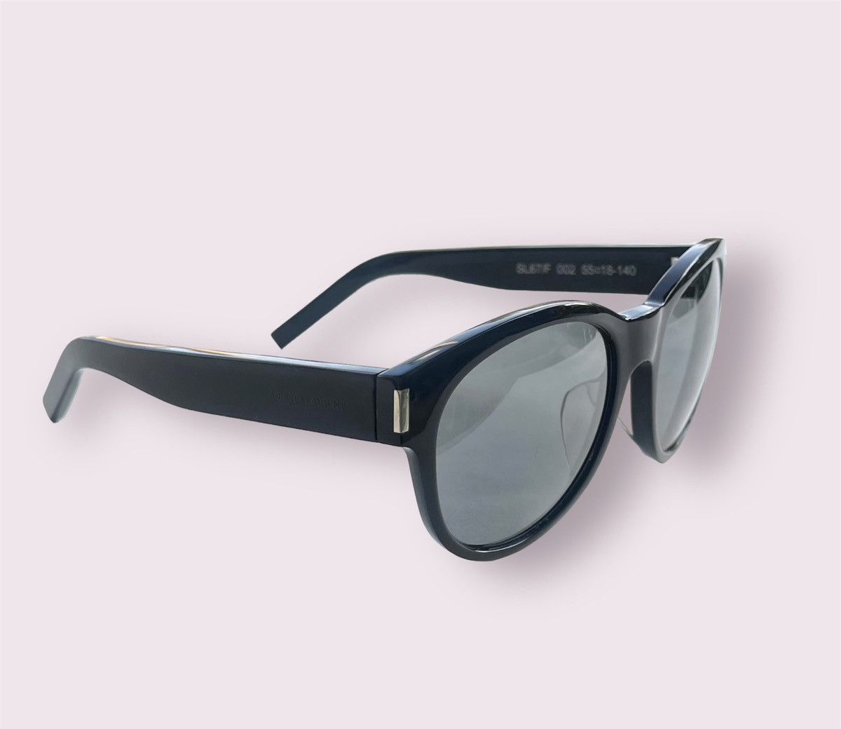 Saint Laurent Paris Saint Laurent Black Cat Eye SL 67 Black Women’s Sunglasses Size ONE SIZE - 6 Thumbnail