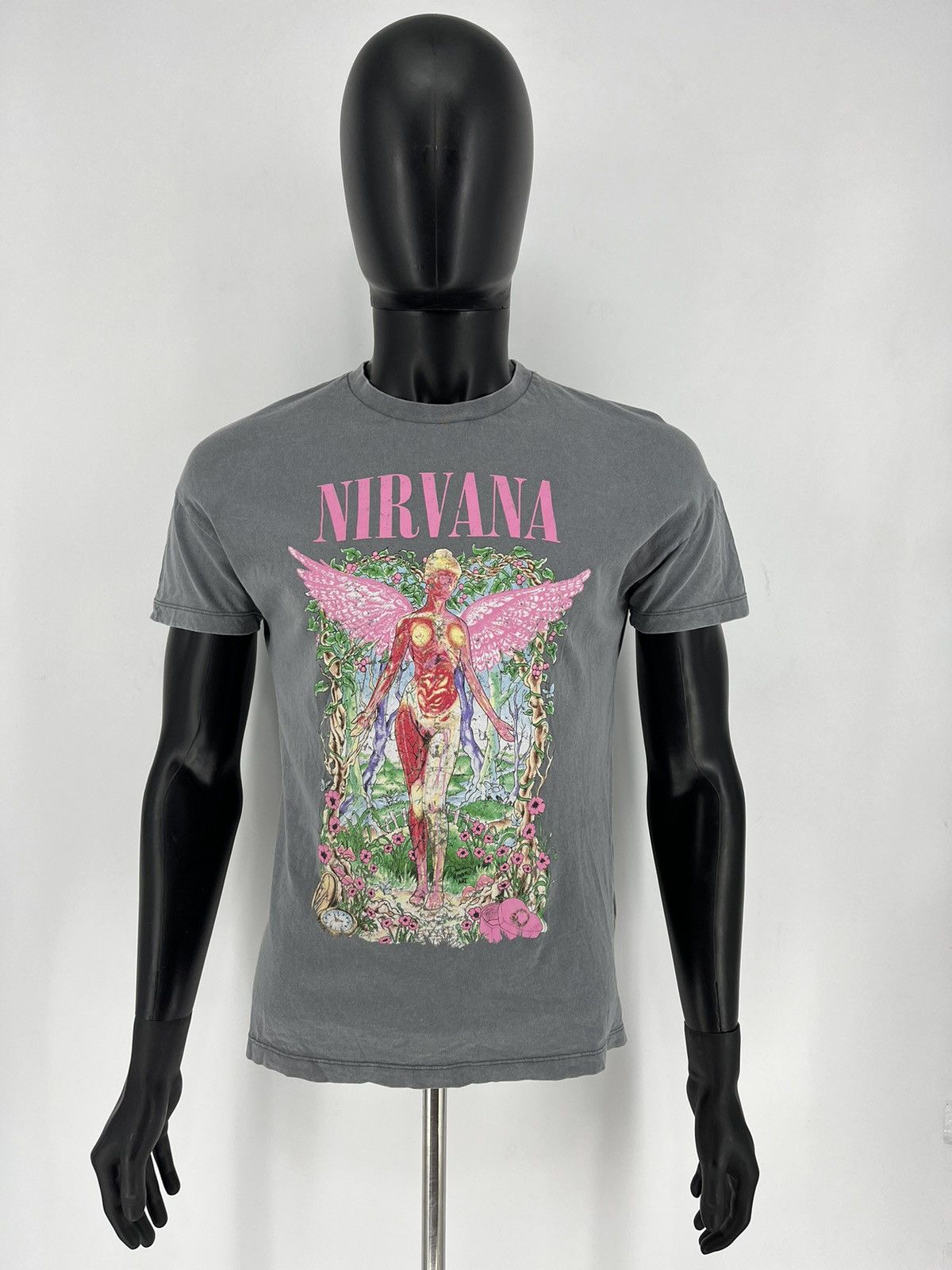 Band Tees Vintage Y2K Nirvana Kurt Cobain Tee Print Band Tour Rock Size US XS / EU 42 / 0 - 2 Thumbnail