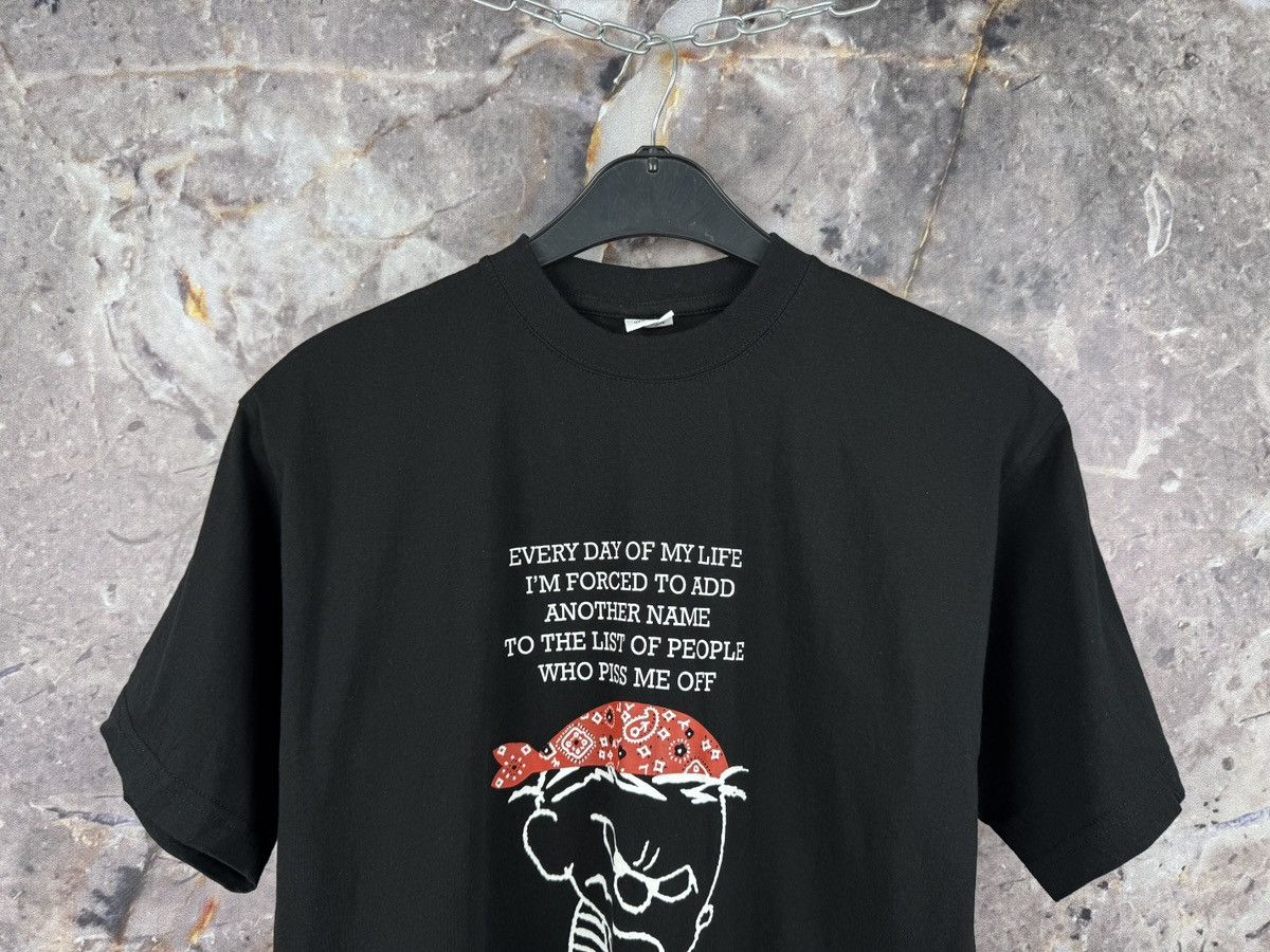 Vintage Men’s Calvin & Hobbes The List of People 90s T-Shirt Vintage Size US L / EU 52-54 / 3 - 2 Thumbnail