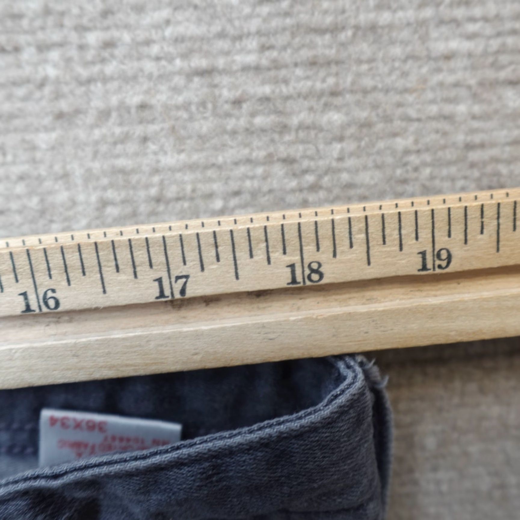 Vintage AG Adriano Goldschmied Jeans 36 Regular Inseam 35 Gray Blue The Dylan Straight Jeans Mens Size US 36 / EU 52 - 6 Thumbnail