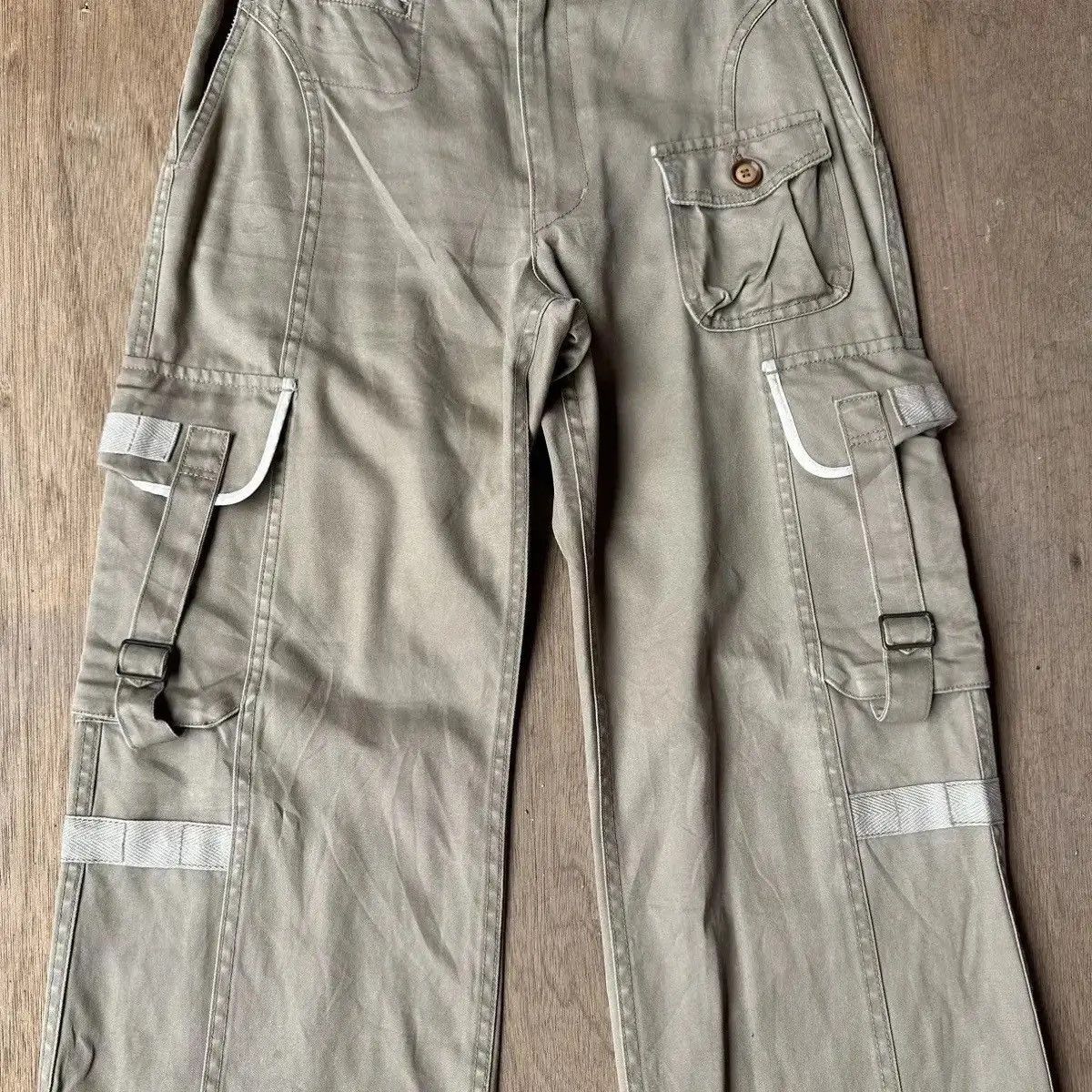 Japanese Brand VINTAGE BODY BUTTER BONDAGE PUNK DOUBLE BONE CARGO SIZE S Size US 31 - 3 Thumbnail
