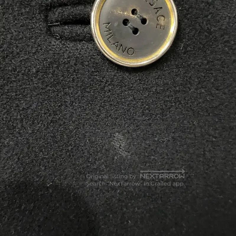 Versace Versace Black Wool Long Coat for Women . Size XXS / US 00 / IT 34 - 5 Thumbnail