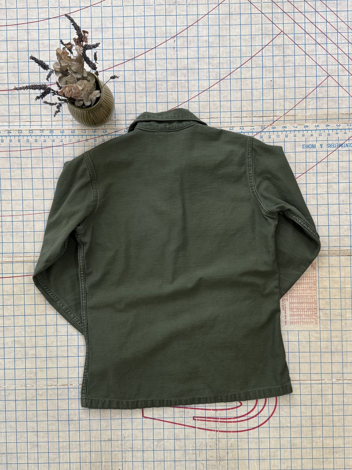 Other × Vintage Vintage OG 107 Fatigue Shirt Fits Mens Small Dark Green Size US S / EU 44-46 / 1 - 9 Thumbnail