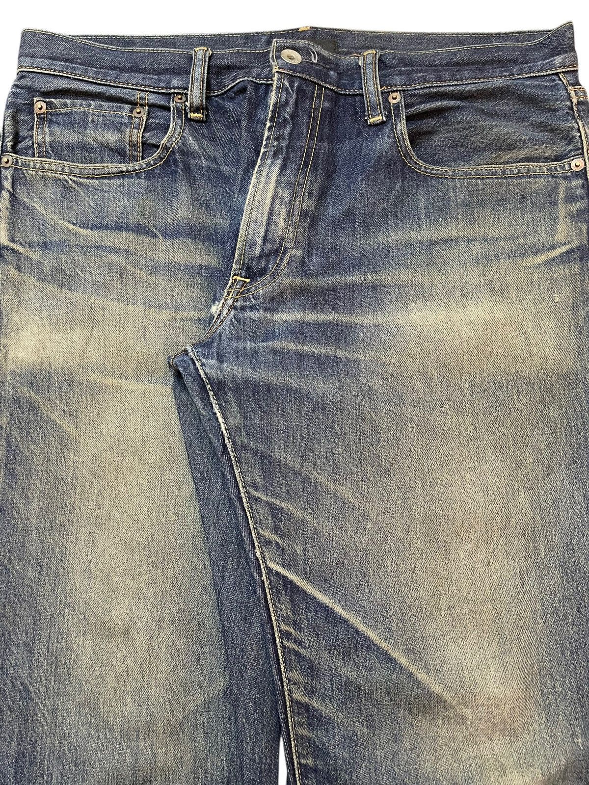 Uniqlo Vintage Japanese Uniqlo Mud Wash Style Baggy Jeans Size US 35 - 4 Thumbnail