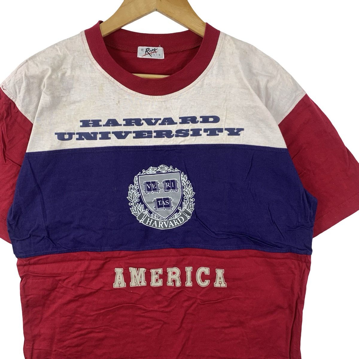 Vintage Vintage Y2K HARVARD UNIVERSITY VERITAS American Collegiate Size L / US 10 / IT 46 - 5 Thumbnail