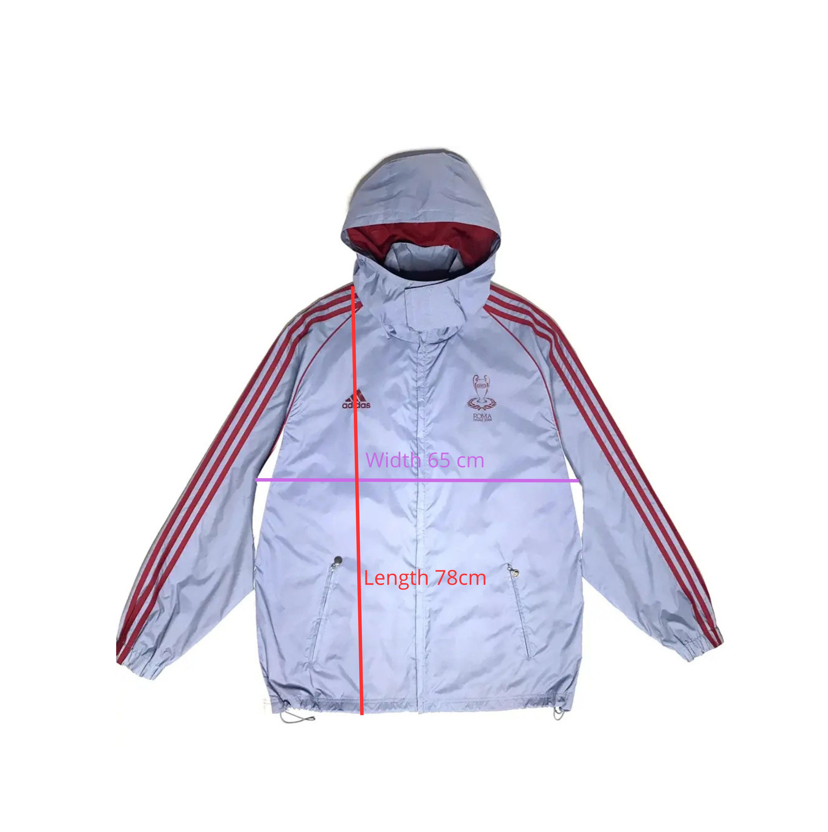 Adidas Roma Champion League Final 2009 Football Jacket Adidas Men’s Size US M / EU 48-50 / 2 - 3 Thumbnail