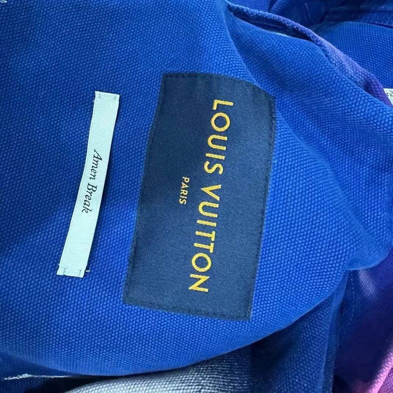 Louis Vuitton louis vuitton blue pink gradient denim jacket Size US L / EU 52-54 / 3 - 5 Thumbnail
