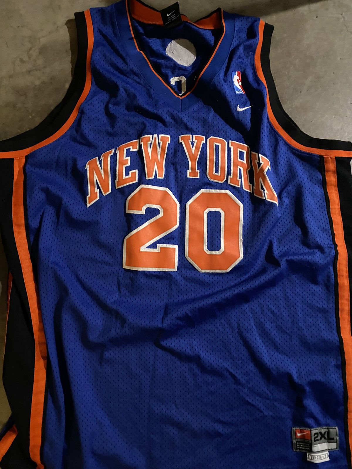 Vintage Nike NBA Jersey Allan Houston New York Knicks Jersey