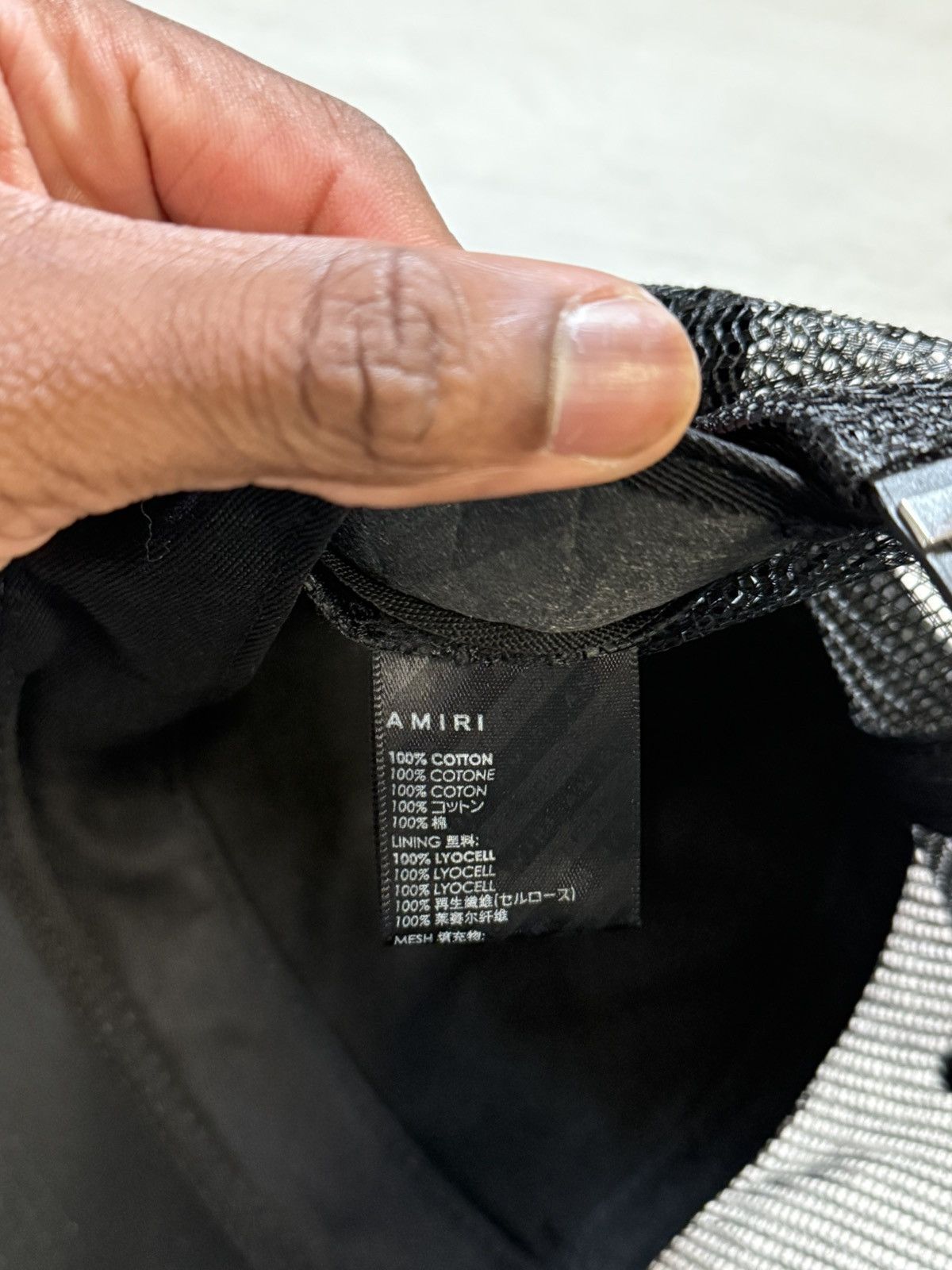 Amiri AMIRI MA TRUCKER HAT Size ONE SIZE - 5 Thumbnail