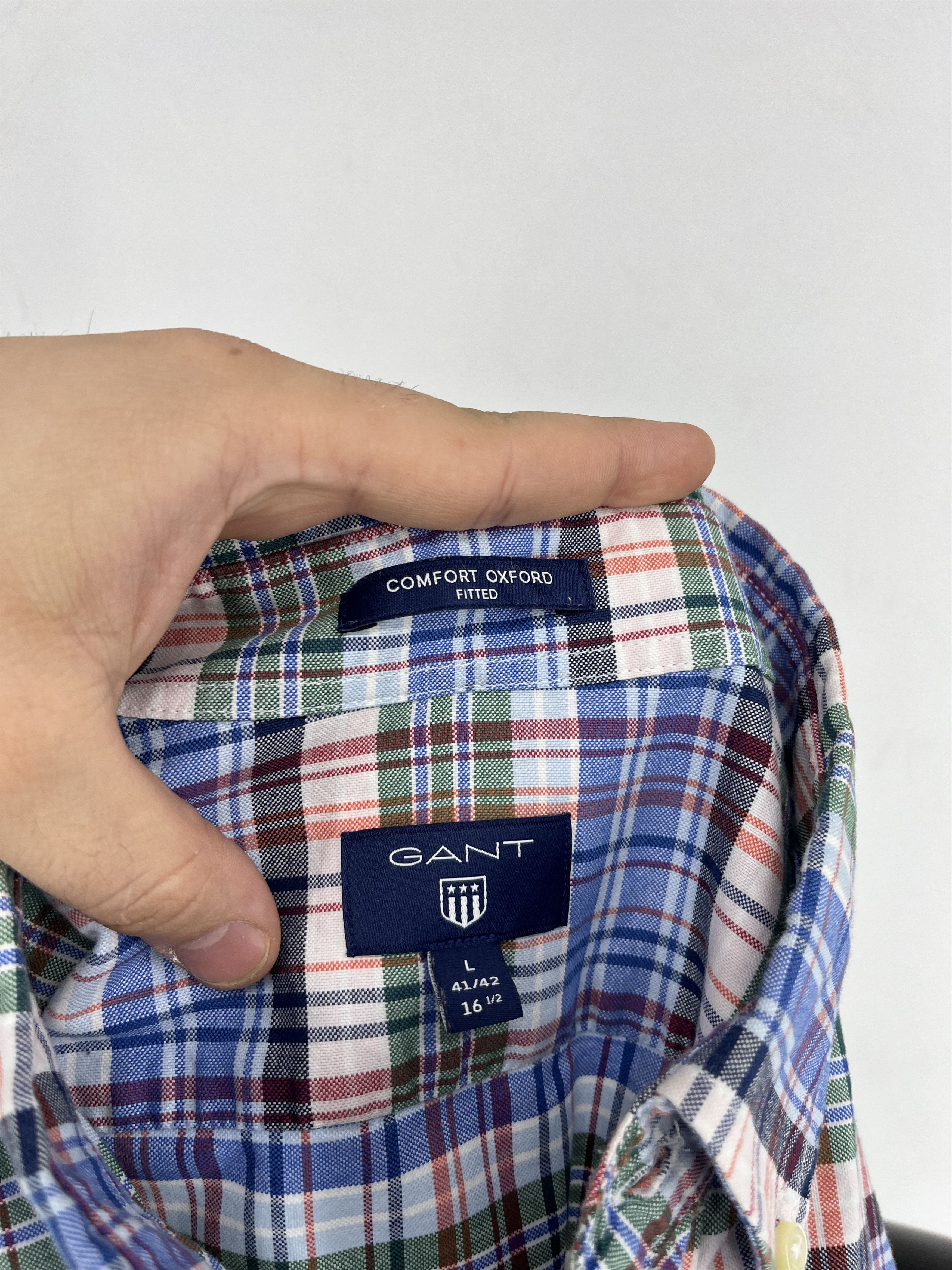 Gant × Vintage Vintage Flannel GANT Plaid Shirt Travis style Size US L / EU 52-54 / 3 - 12 Thumbnail