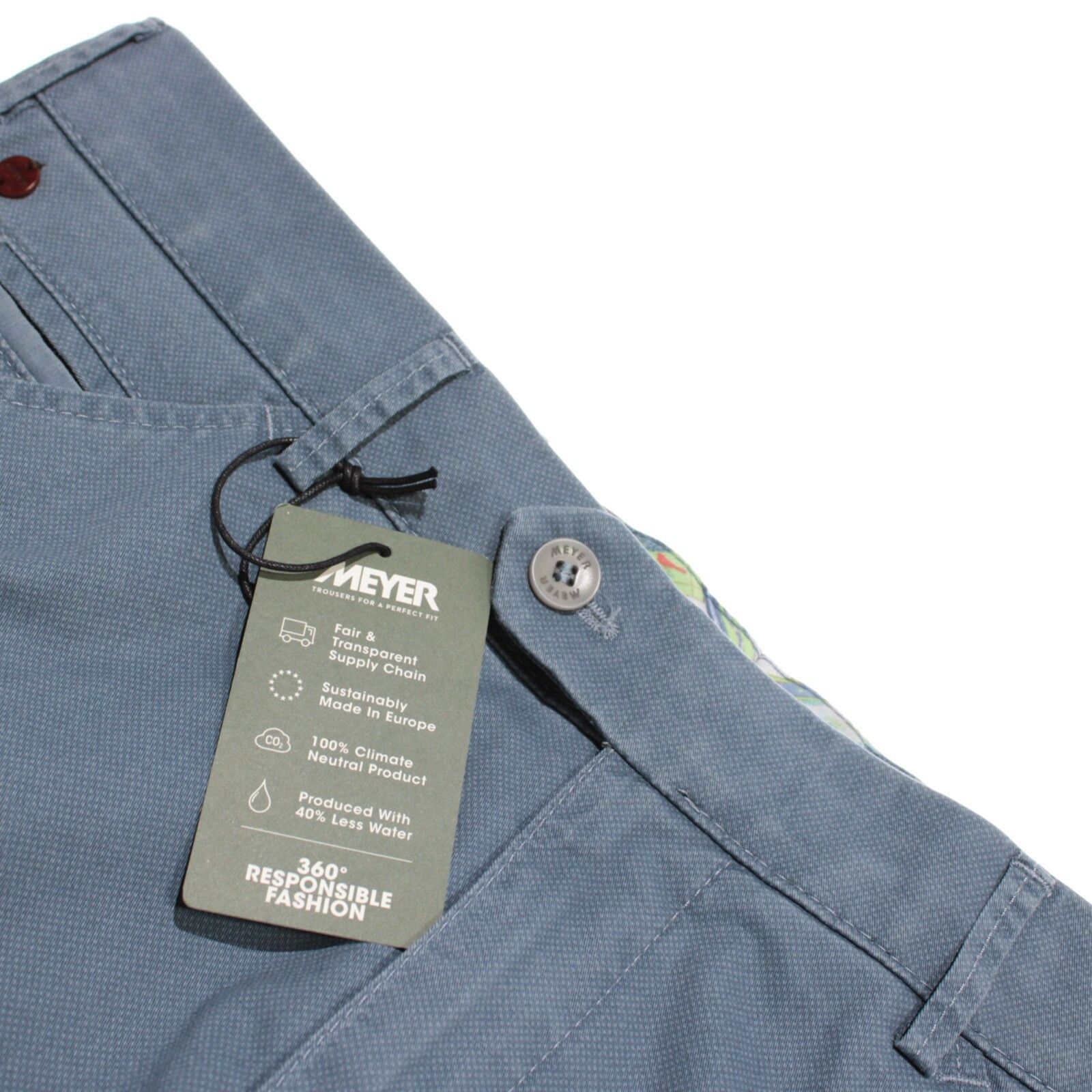 Other Meyer New with tags Chino Size 34 US In Blue Size US 34 / EU 50 - 1 Thumbnail
