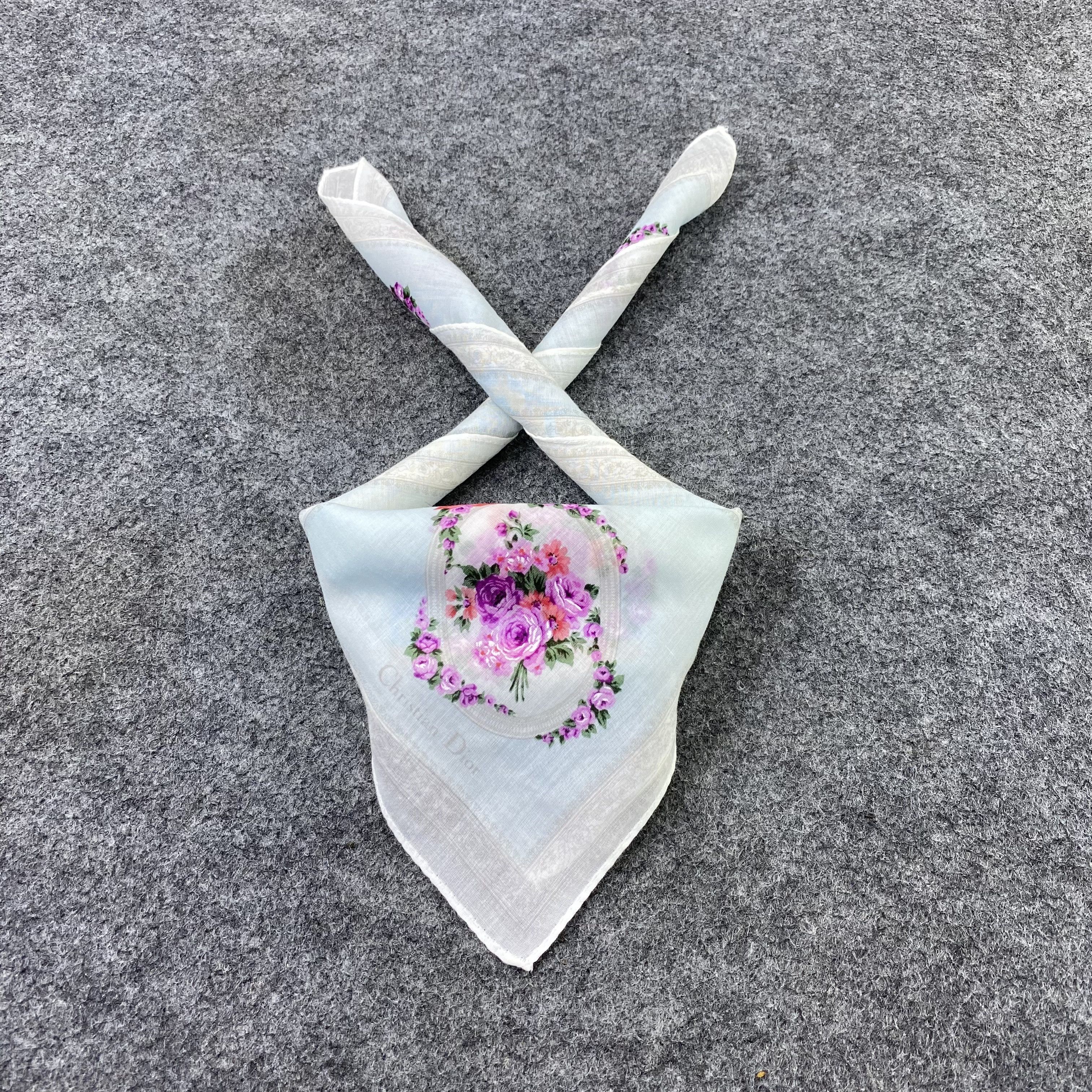 Designer Christian Dior Handkerchief / Bandana / Neckerchief-B1539 Size ONE SIZE - 2 Thumbnail